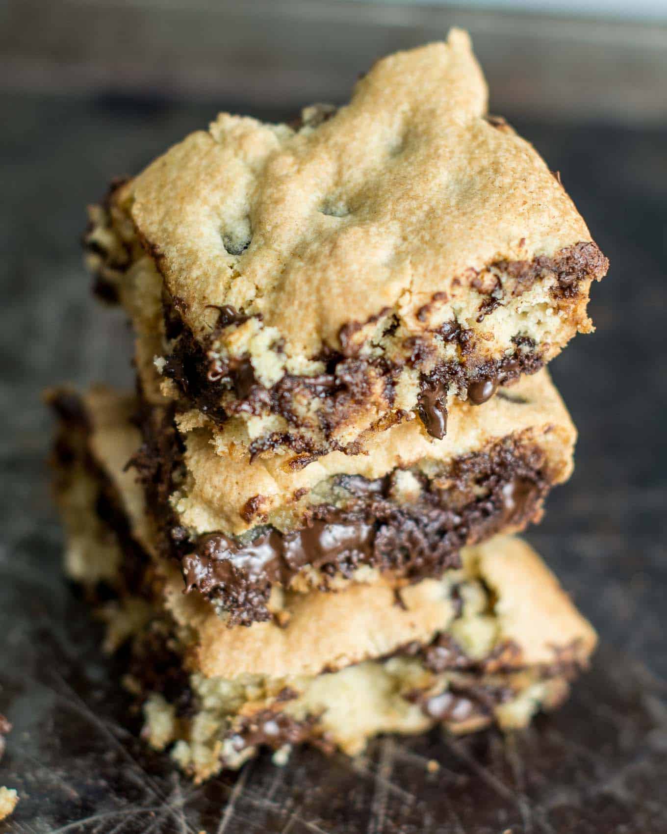 4 Ingredient Cake Mix Cookie Bars - with applesauce