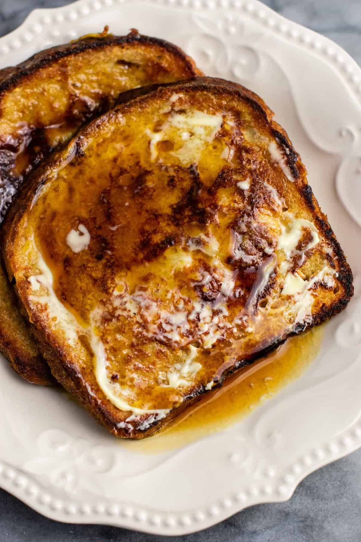 Easy Eggnog French Toast Recipe - Build Your Bite