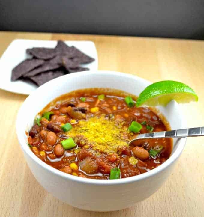 Sweet Corn Vegan Chili