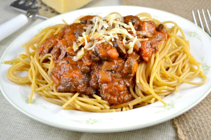 meatless spaghetti