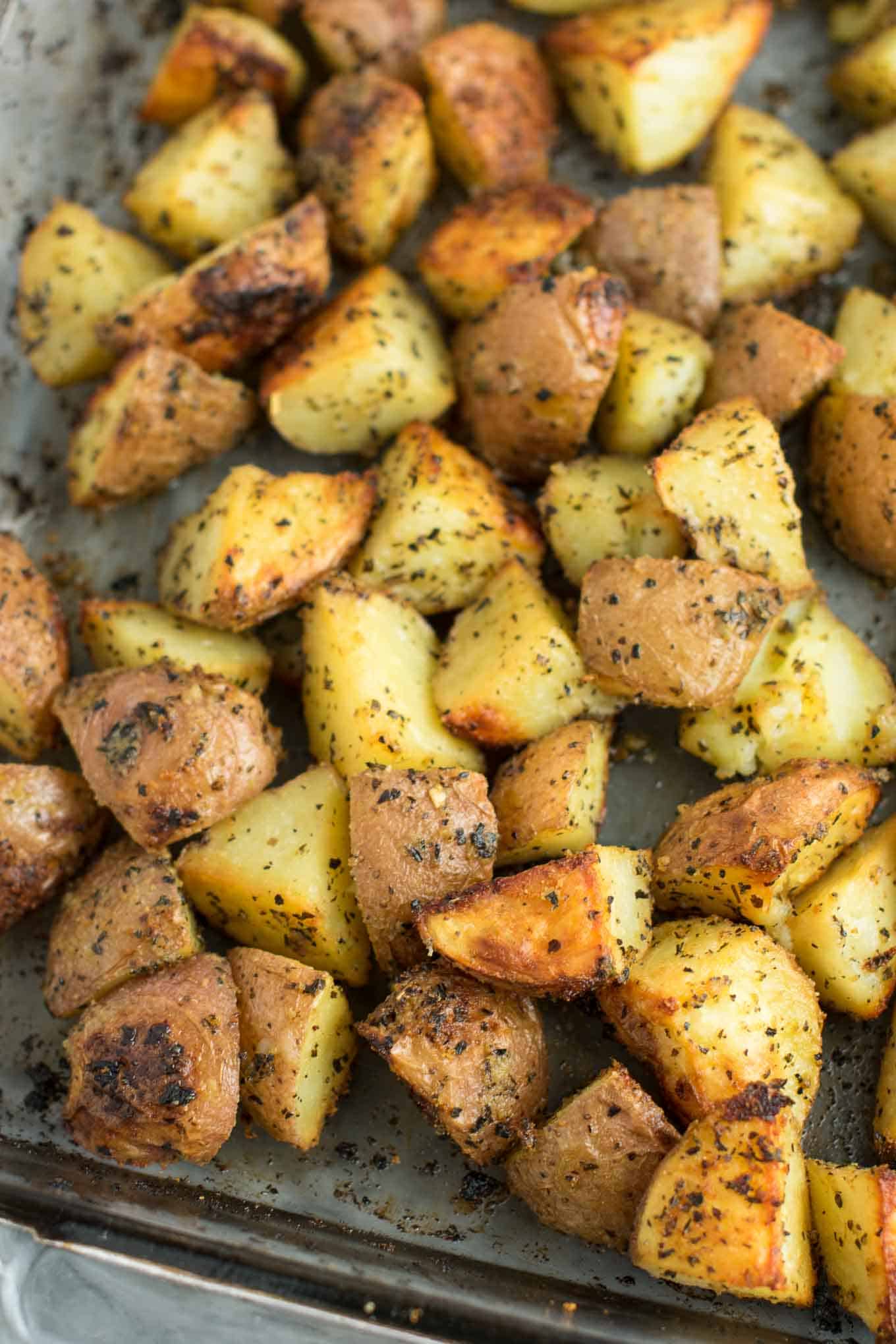 red potatoes roasted