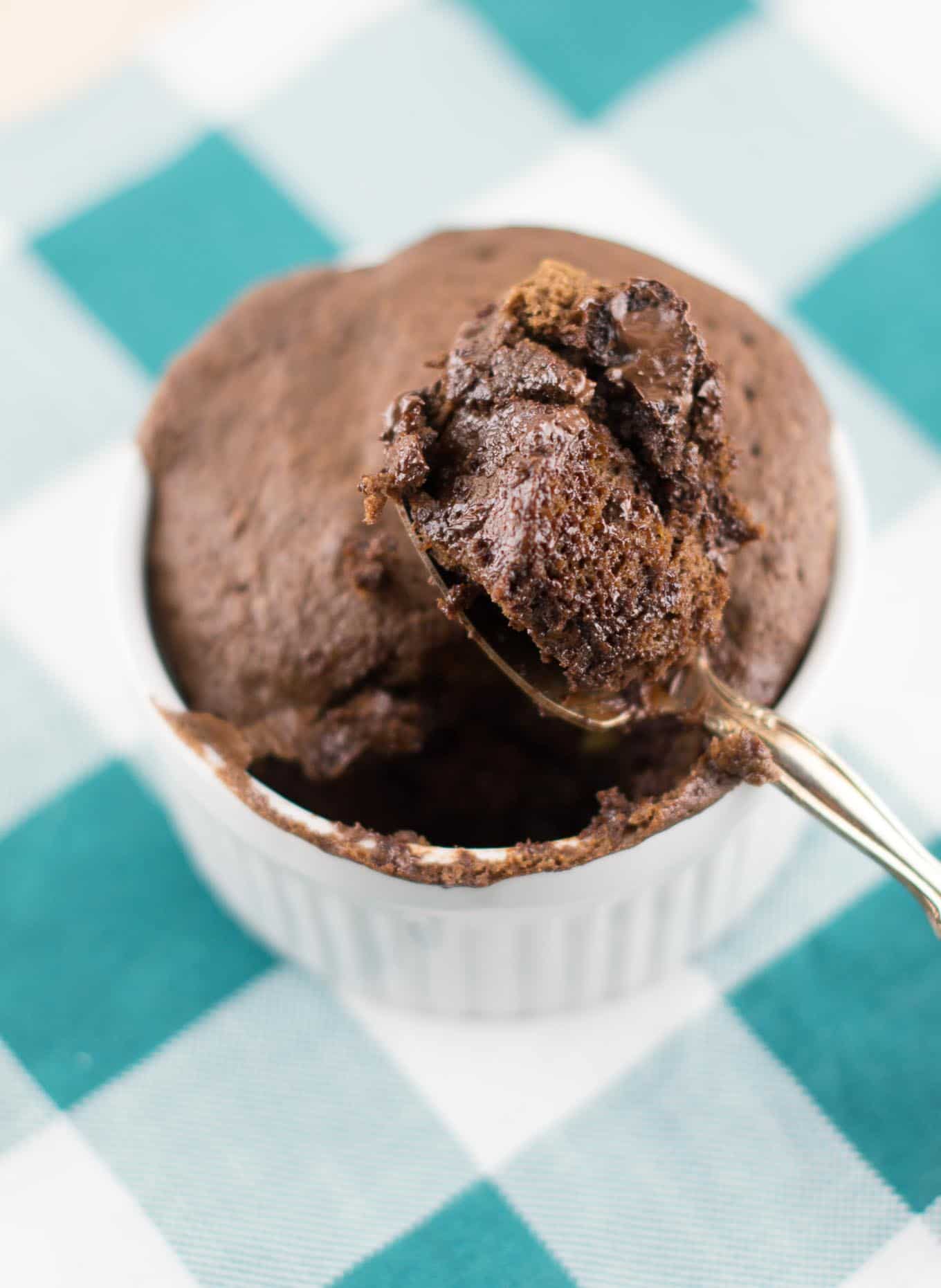 chocolate protein mug cake