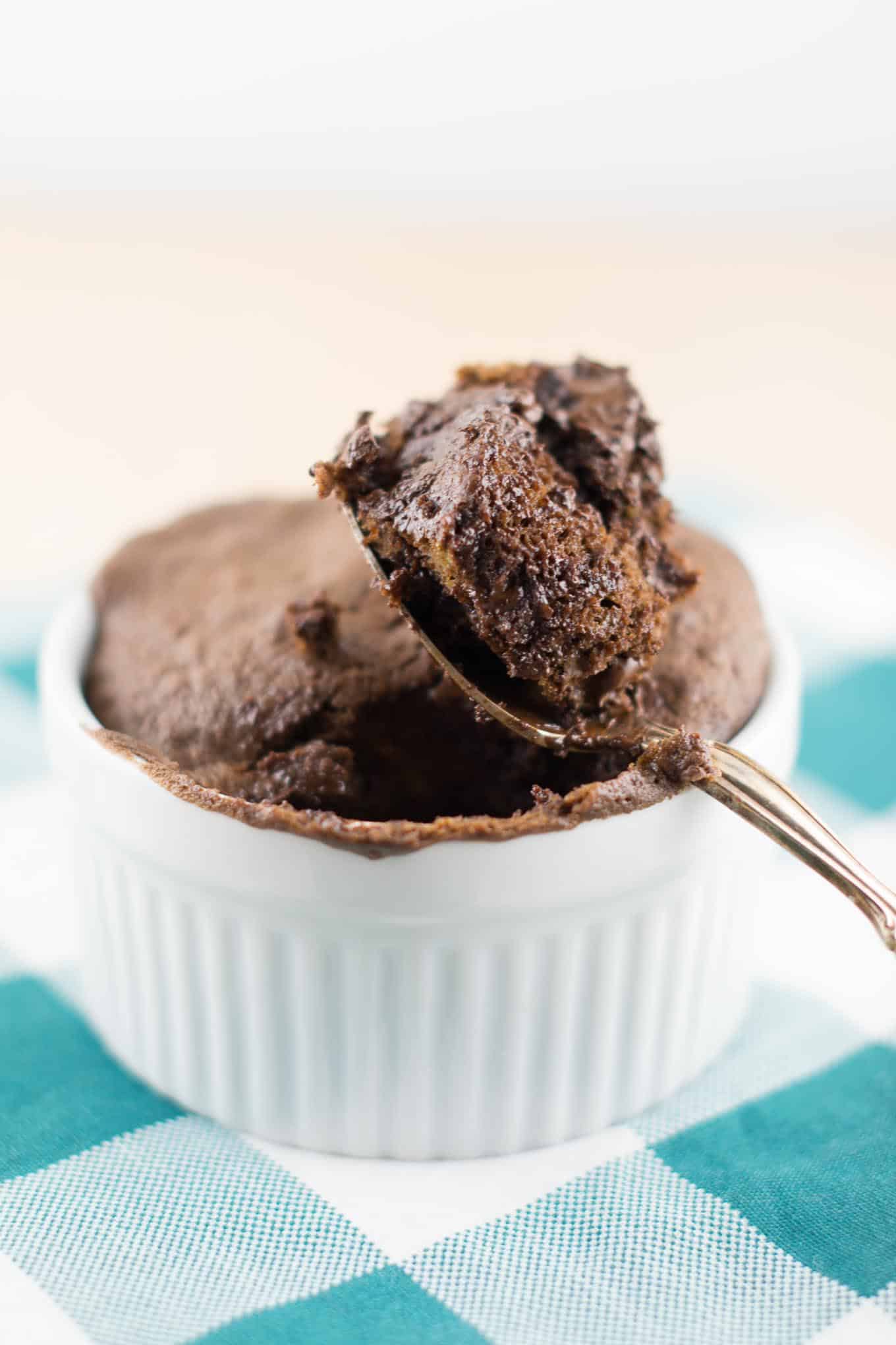 chocolate protein mug cake