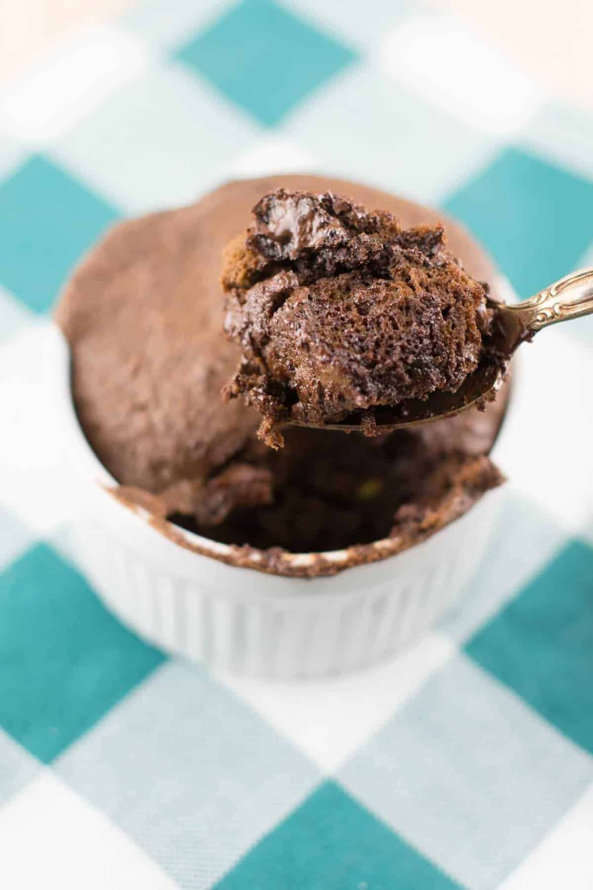 chocolate protein mug cake