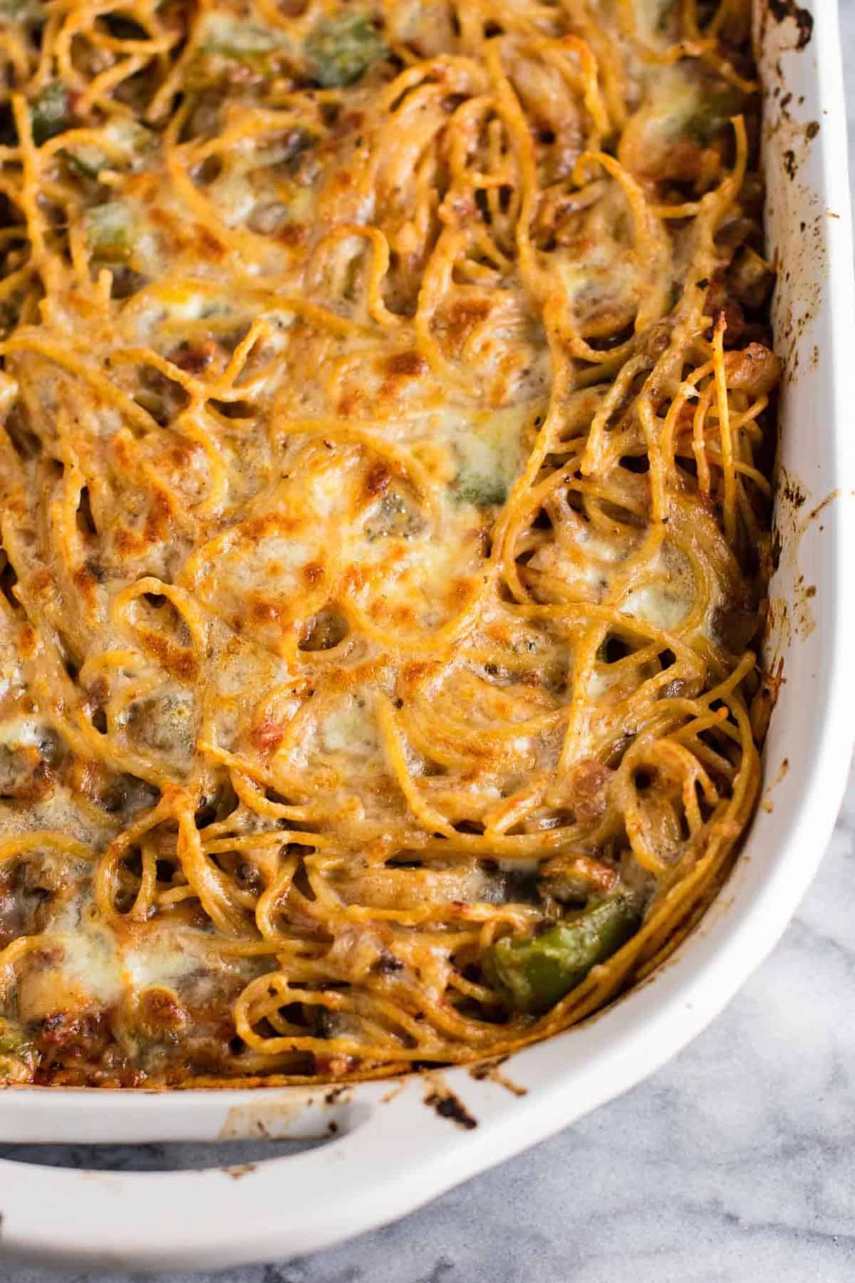 Vegetarian Baked Spaghetti Recipe Build Your Bite