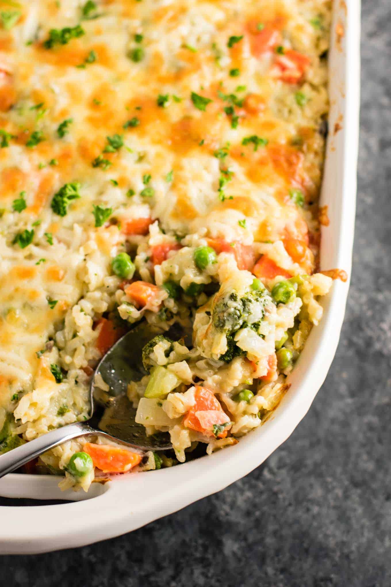 rice and vegetable casserole 