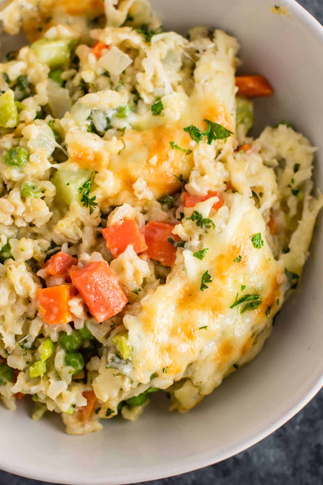 rice and vegetable casserole