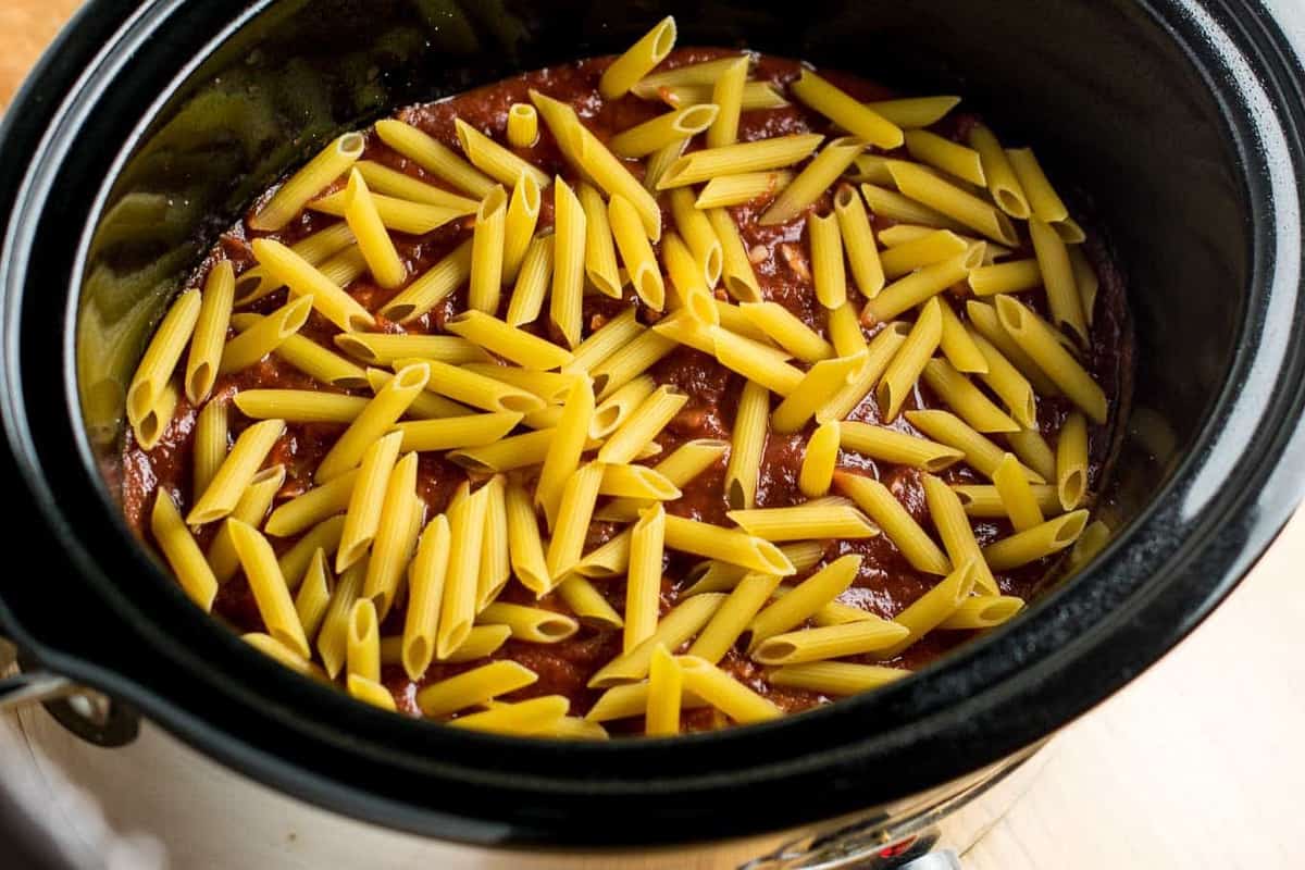 can you cook pasta in a crock pot
