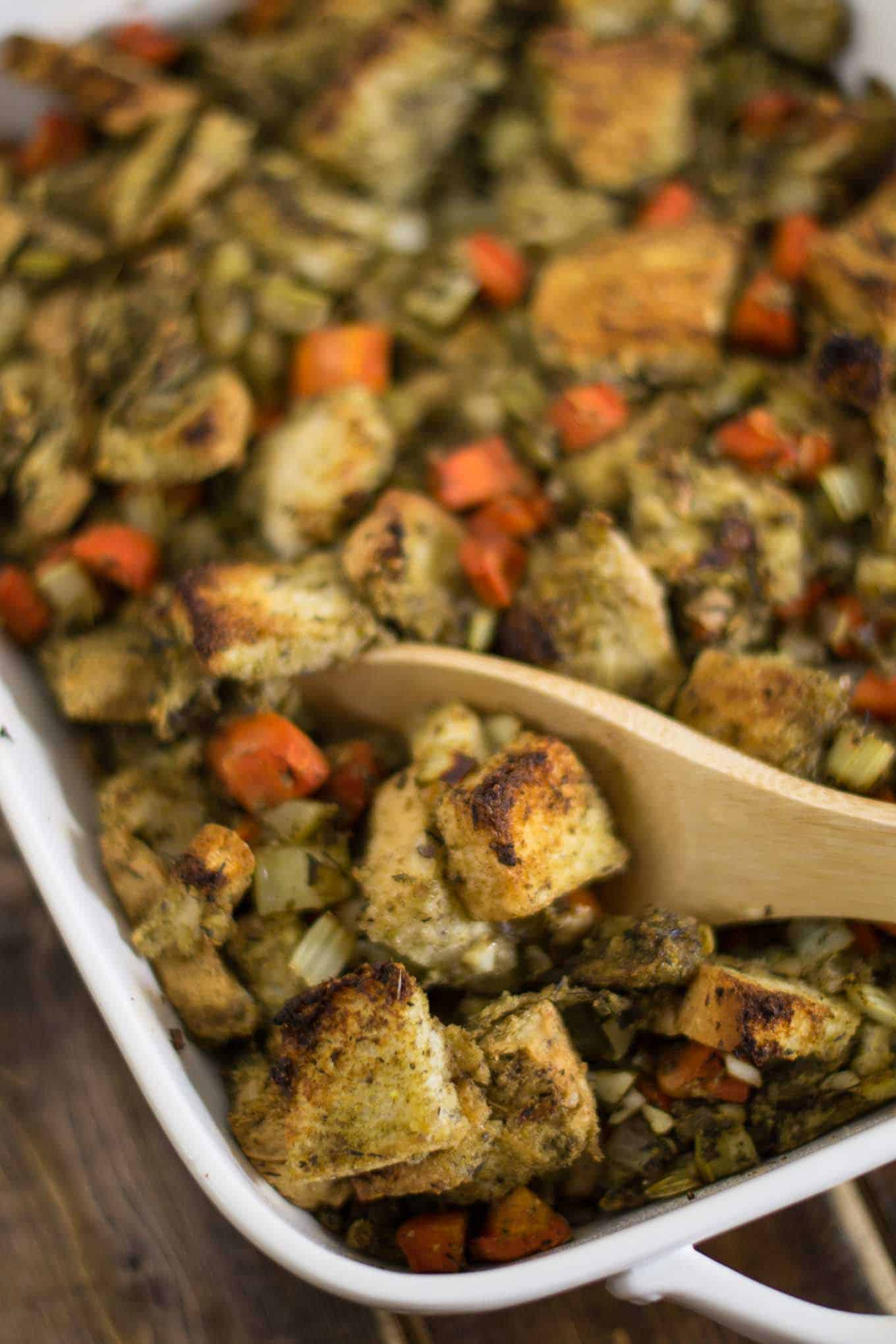 Easy Vegan Stuffing Recipe Gluten Free Dairy Free