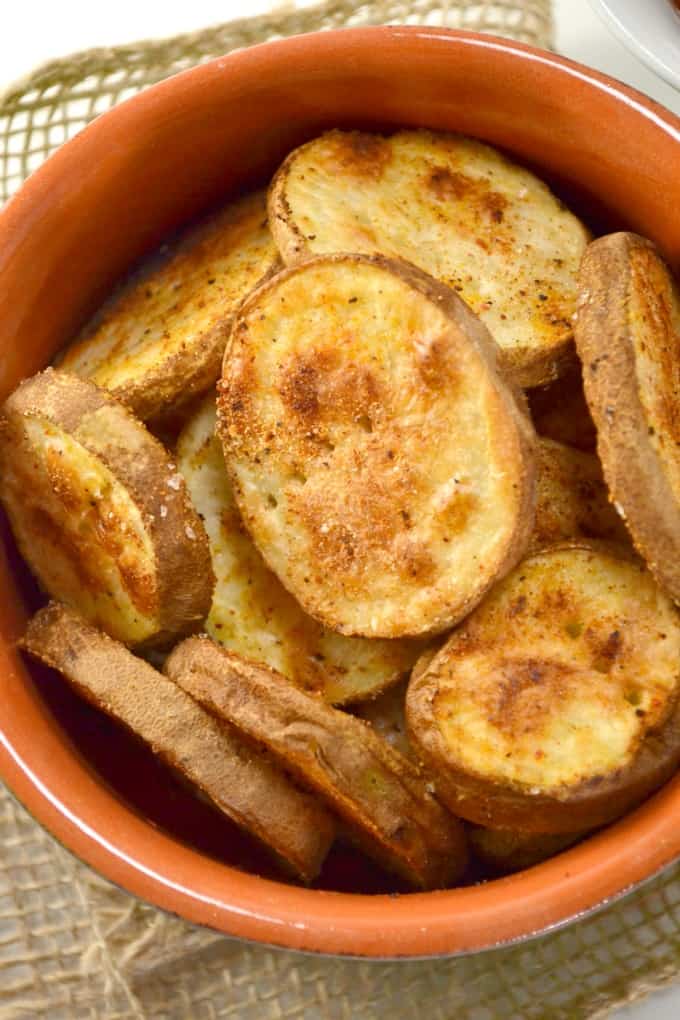 Rodillos de patatas crujientes al horno