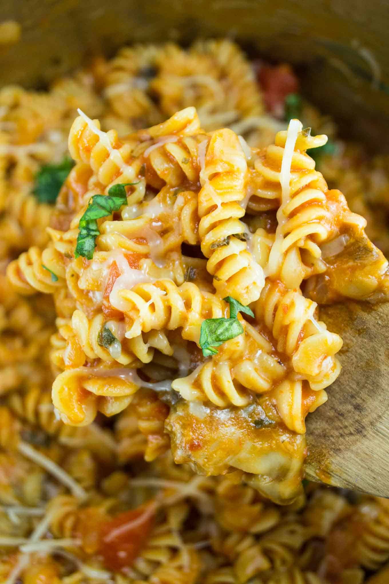 One Pot Veggie Rotini Recipe - ready in just 20 minutes!