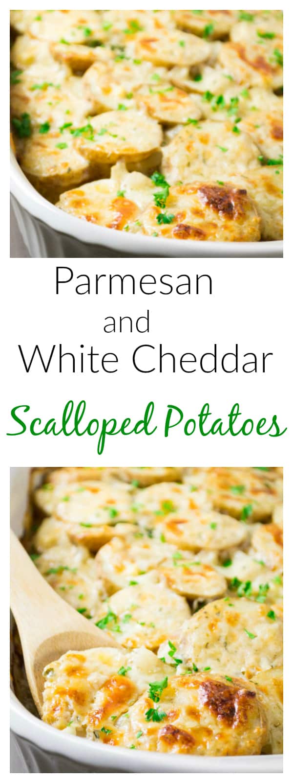 parmesan and white cheddar scalloped potatoes