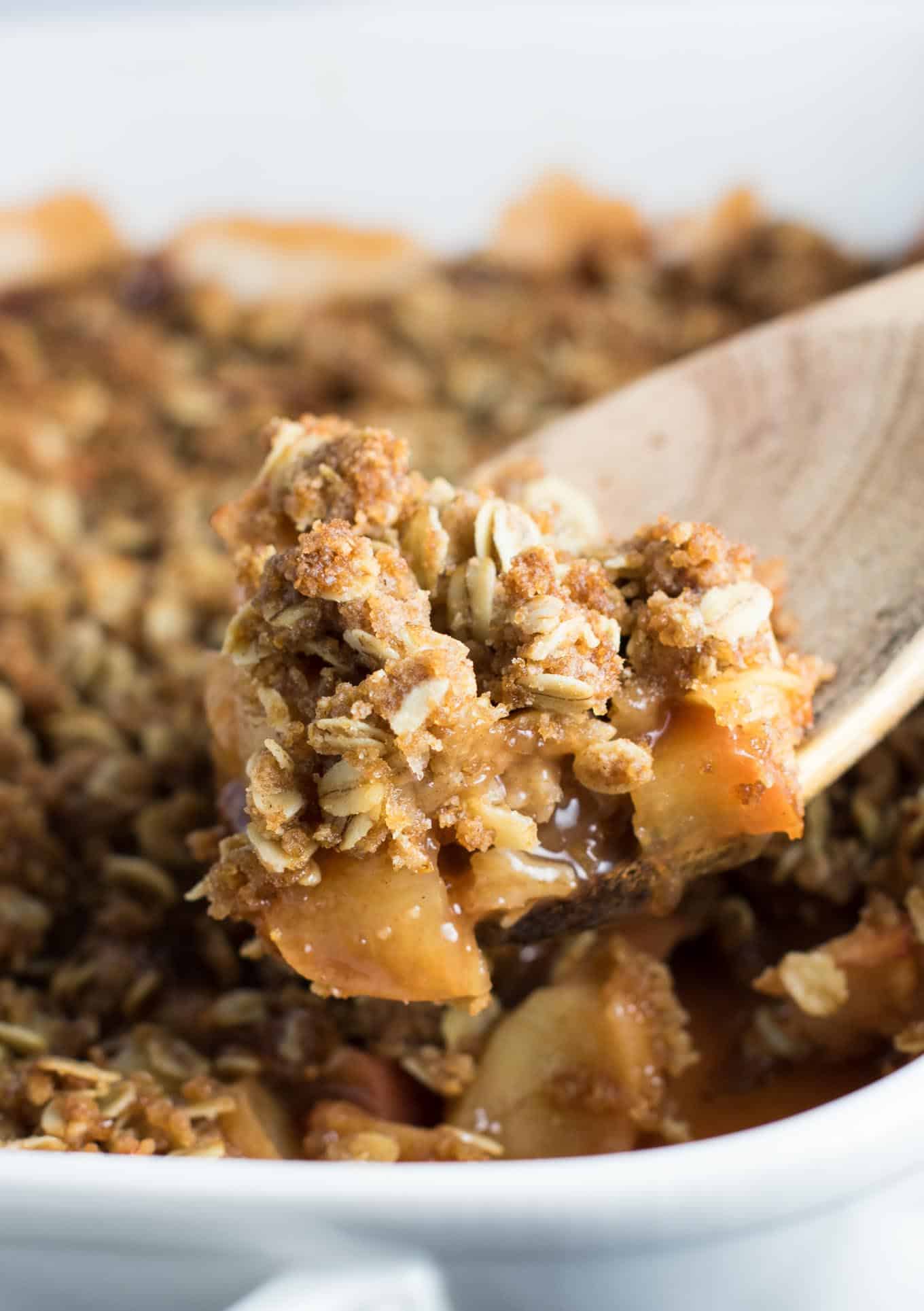 The Best Vegan Apple Crisp Recipe - Build Your Bite