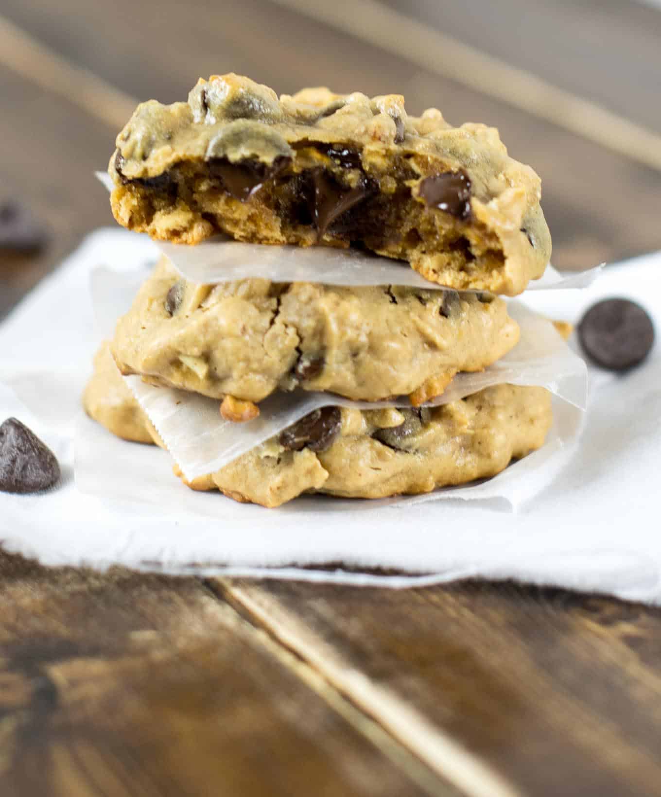  oatmeal chocolate chip cookies - flourless