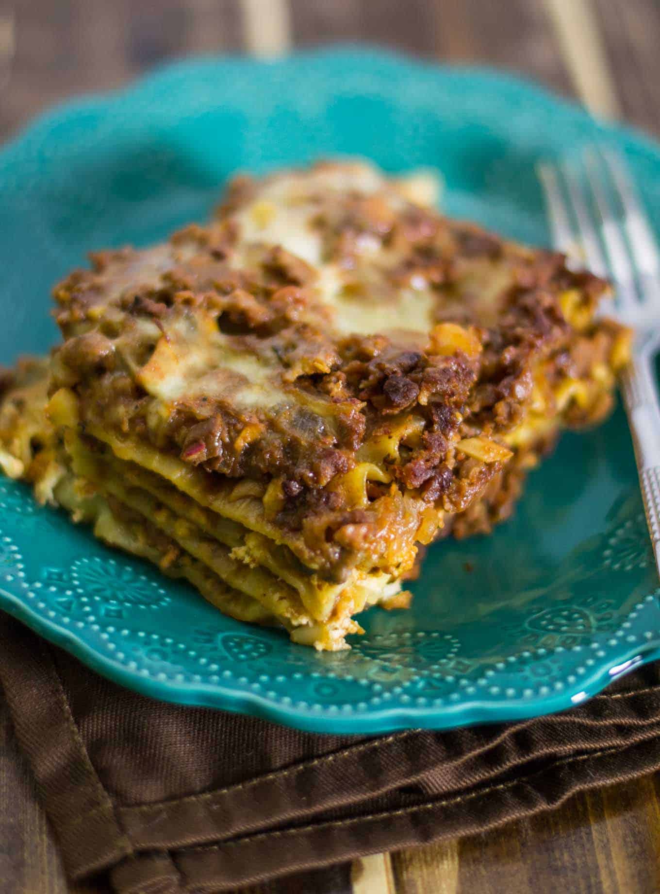 meaty vegetarian lasagna