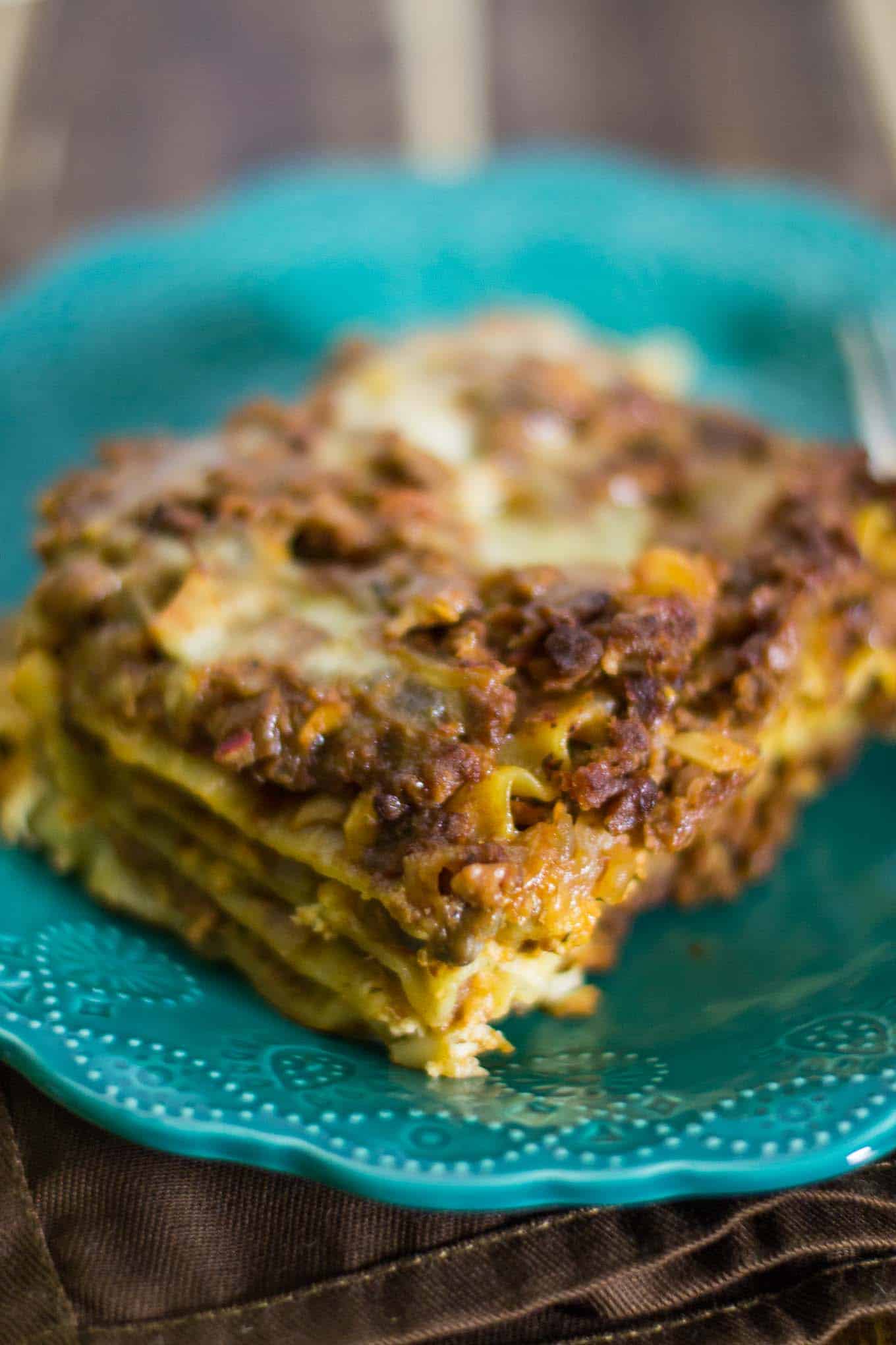 meaty vegetarian lasagna