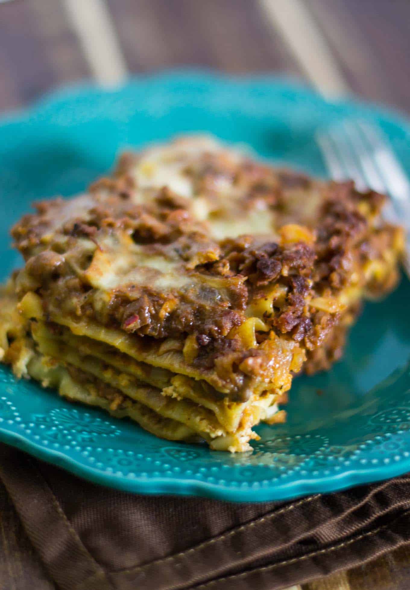 meaty vegetarian lasagna