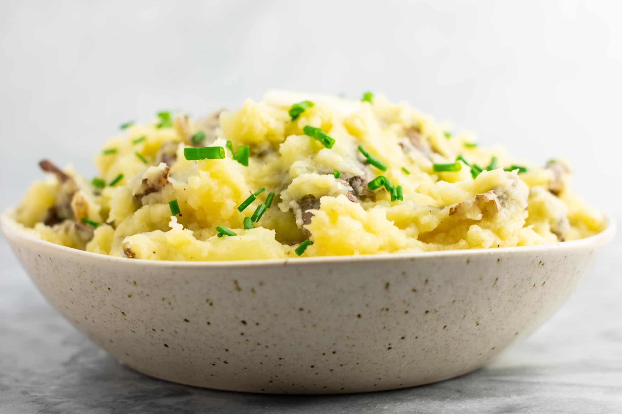 mashed potatoes in a bowl