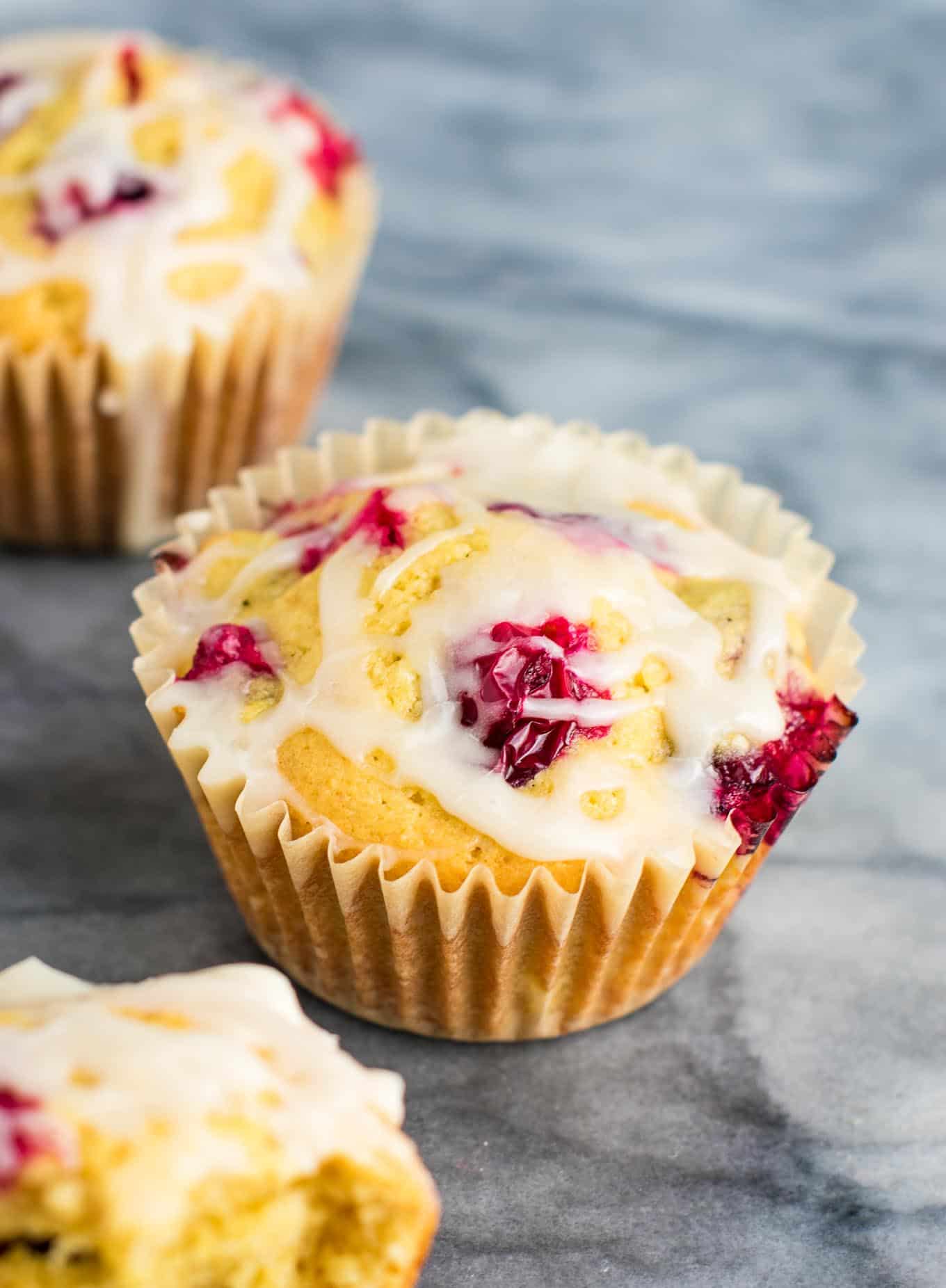 These cranberry cream cheese muffins are so delicious! Perfect homemade Christmas breakfast! #cranberry #cranberrymuffins #breakfast #christmas