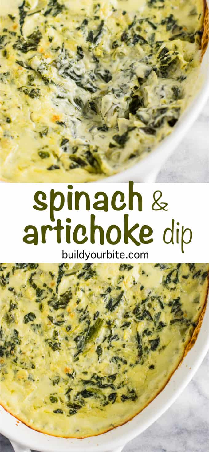 Havarti cheese dip recipes - this is really good spinach artichoke dip. Everyone loves it when I make this! #spinachartichokedip #appetizer #spinachdip #vegetarian #havarti #parmesan #dips