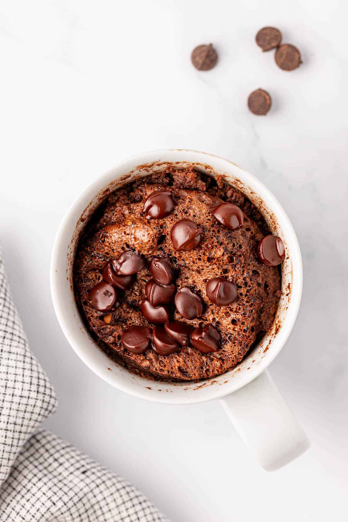 chocolate protein mug cake