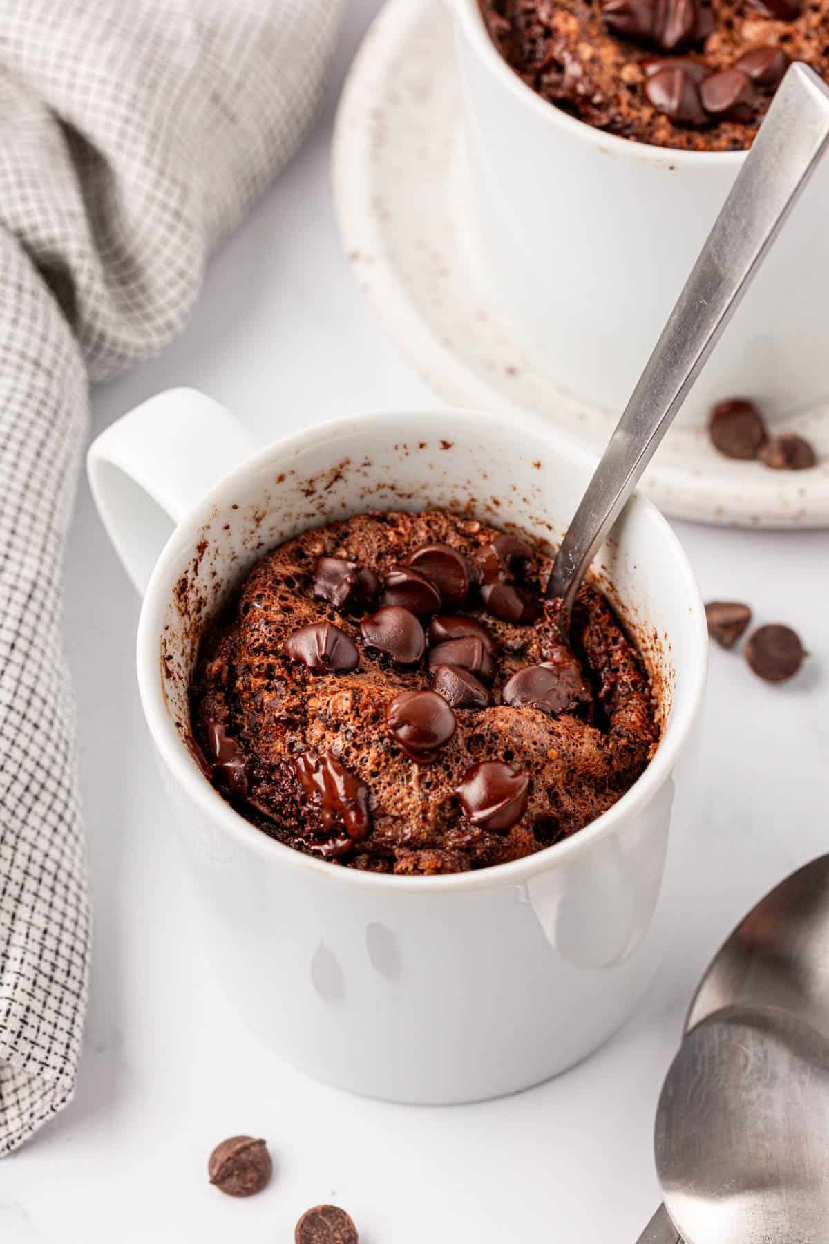 chocolate protein mug cake