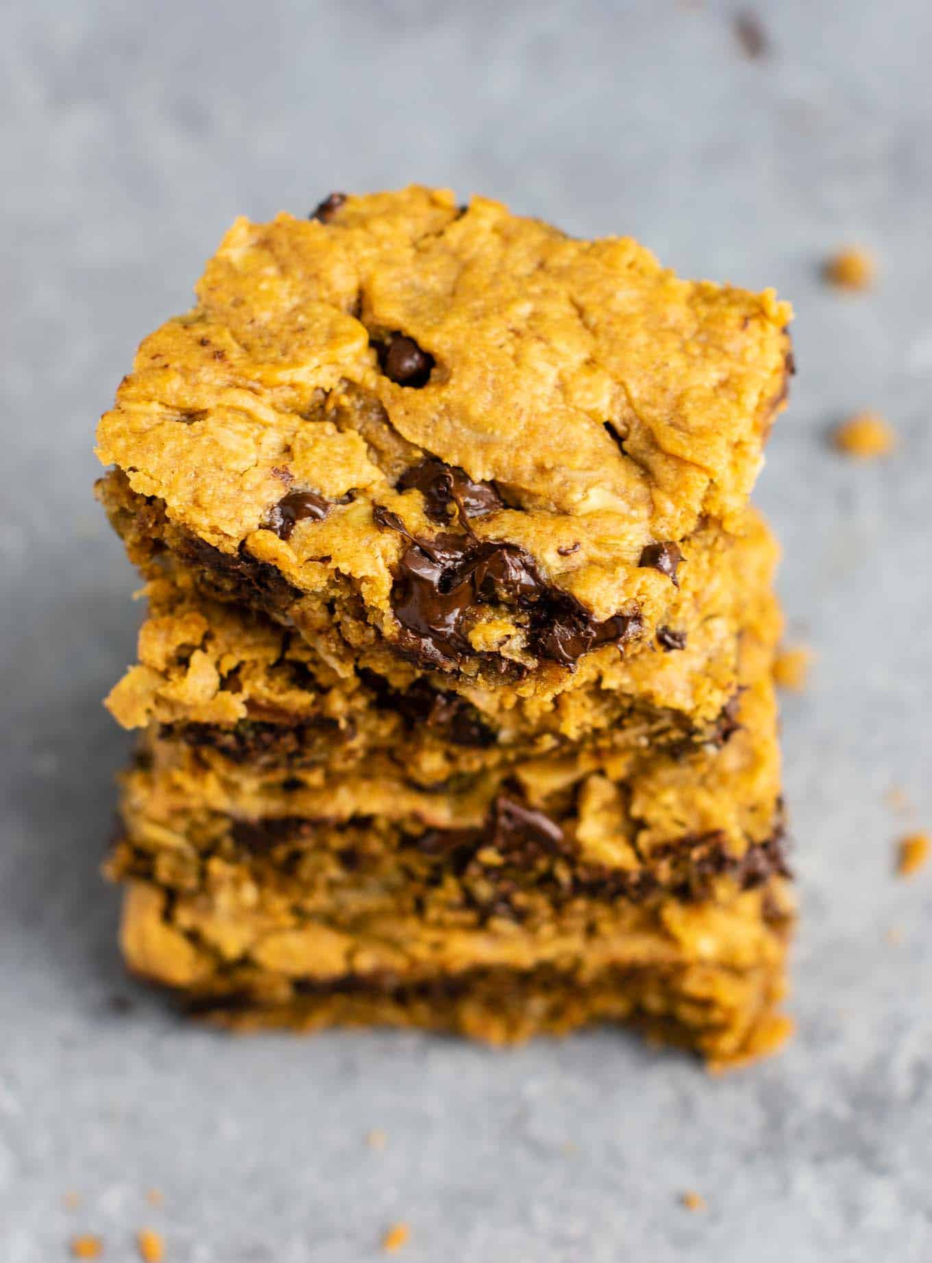 Gluten free cookie bars that are secretly healthy but taste incredibly decadent. They taste like a fancy restaurant dessert! #glutenfree #cookiebars #dessert #dairyfree #healthydessert #glutenfreedessert #glutenfreerecipe #glutenfreecookiebars