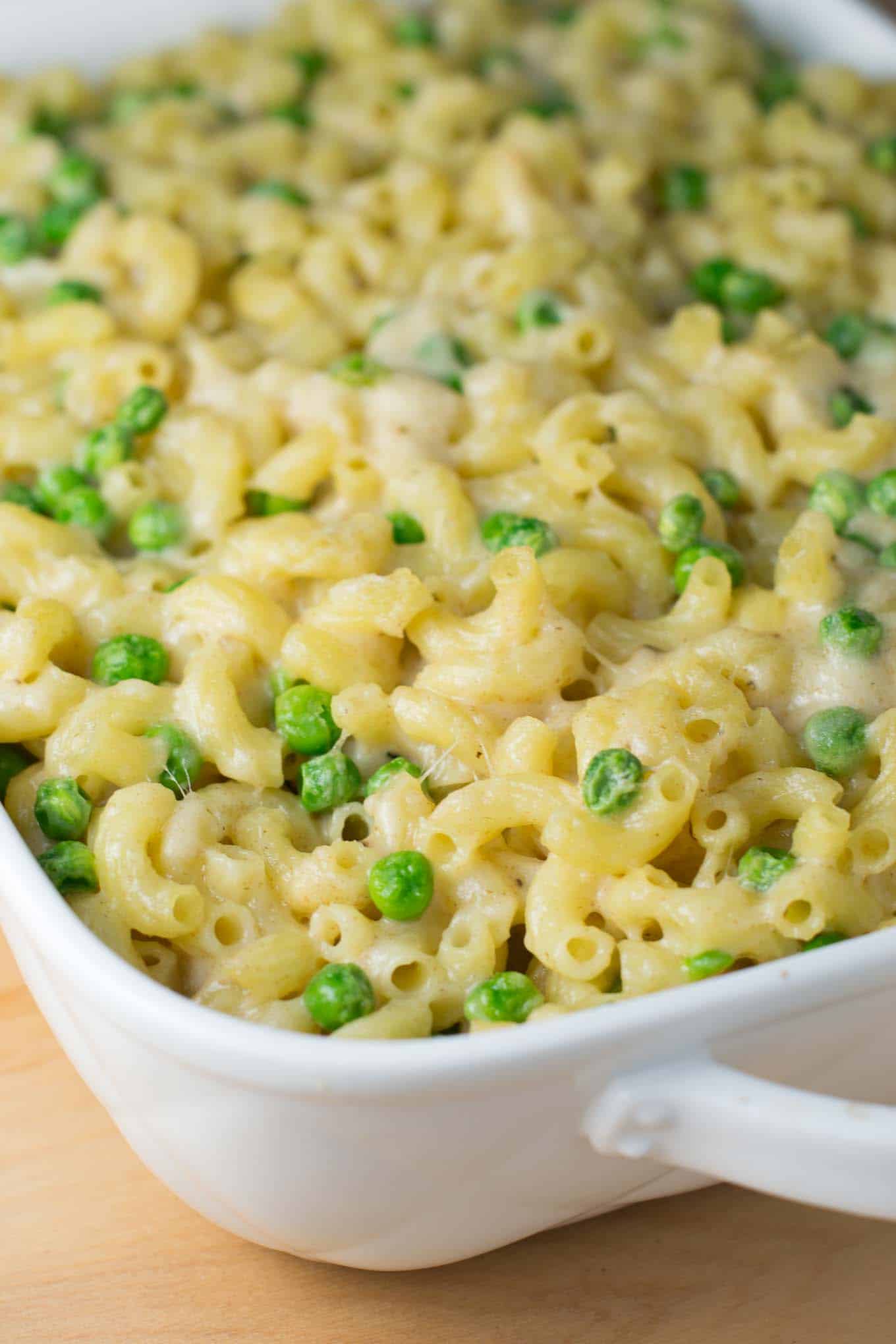 easy macaroni and peas recipe