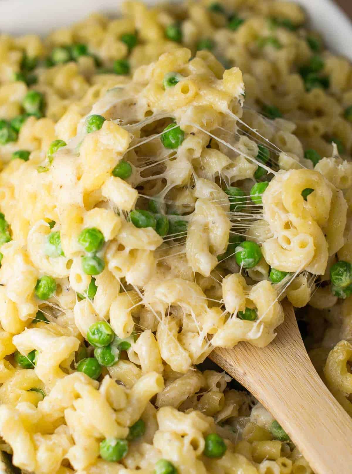 easy macaroni and peas recipe