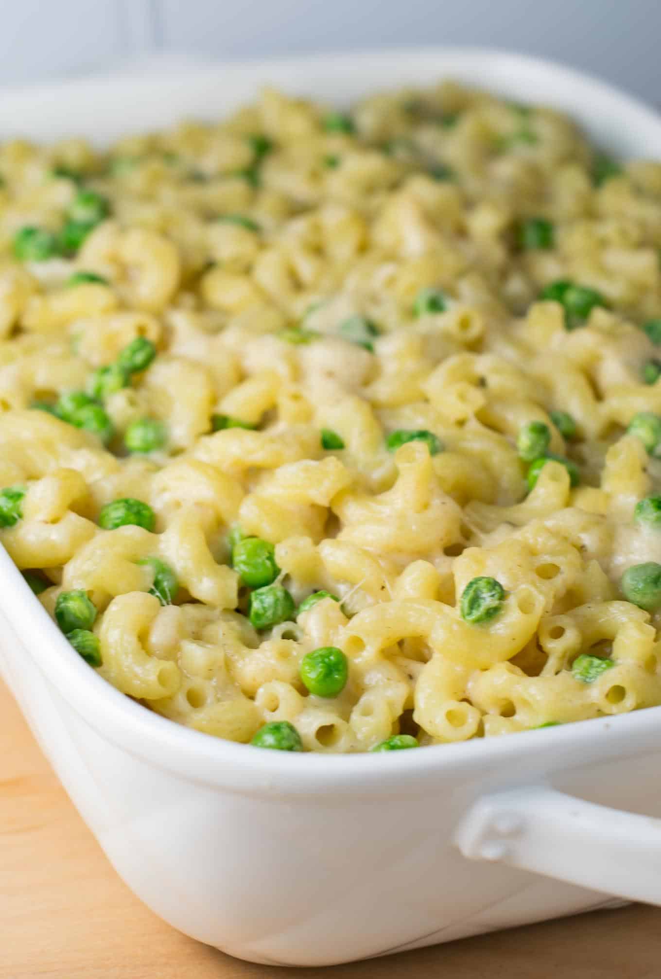 easy macaroni and peas recipe