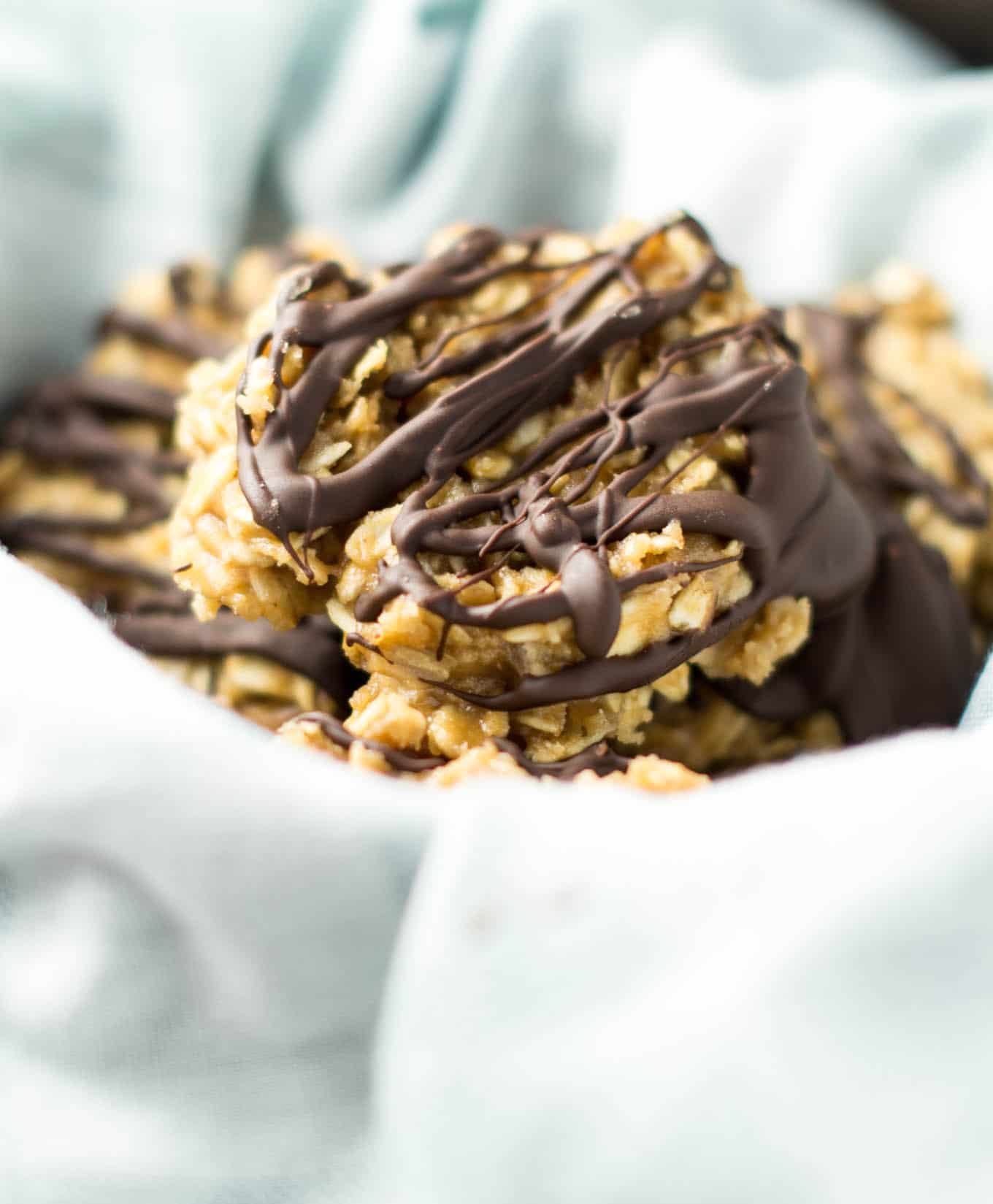 healthy peanut butter no bake cookies 