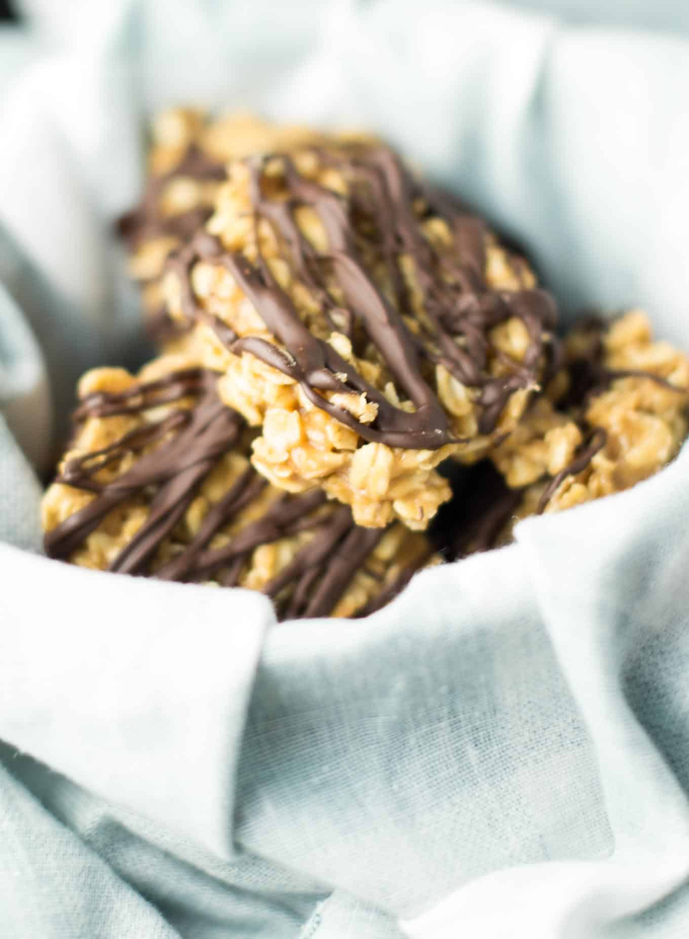 healthy peanut butter no bake cookies 