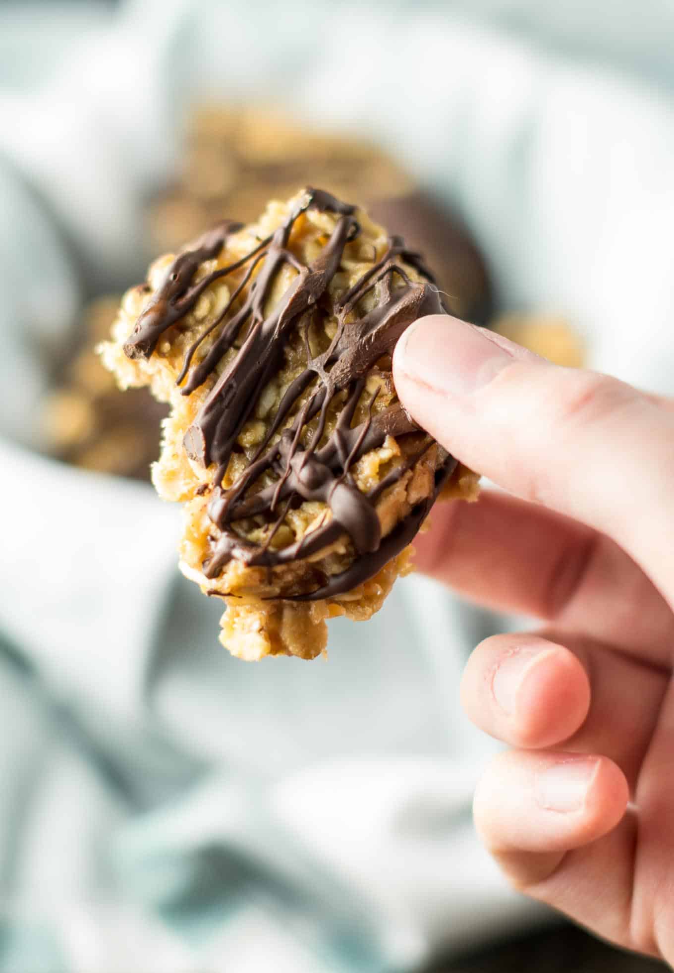 healthy peanut butter no bake cookies 