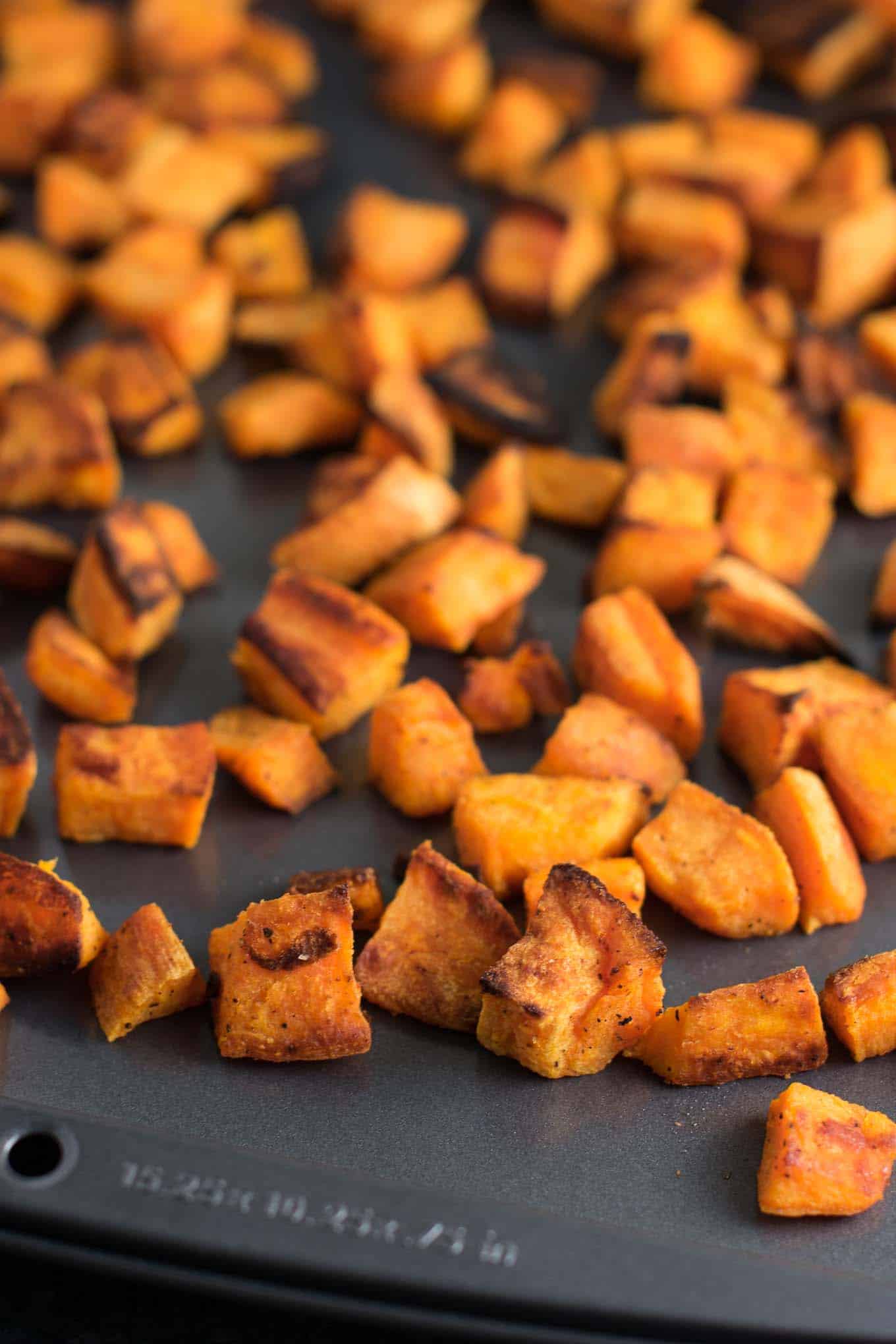 30 minute Roasted Sweet Potatoes Recipe - Build Your Bite