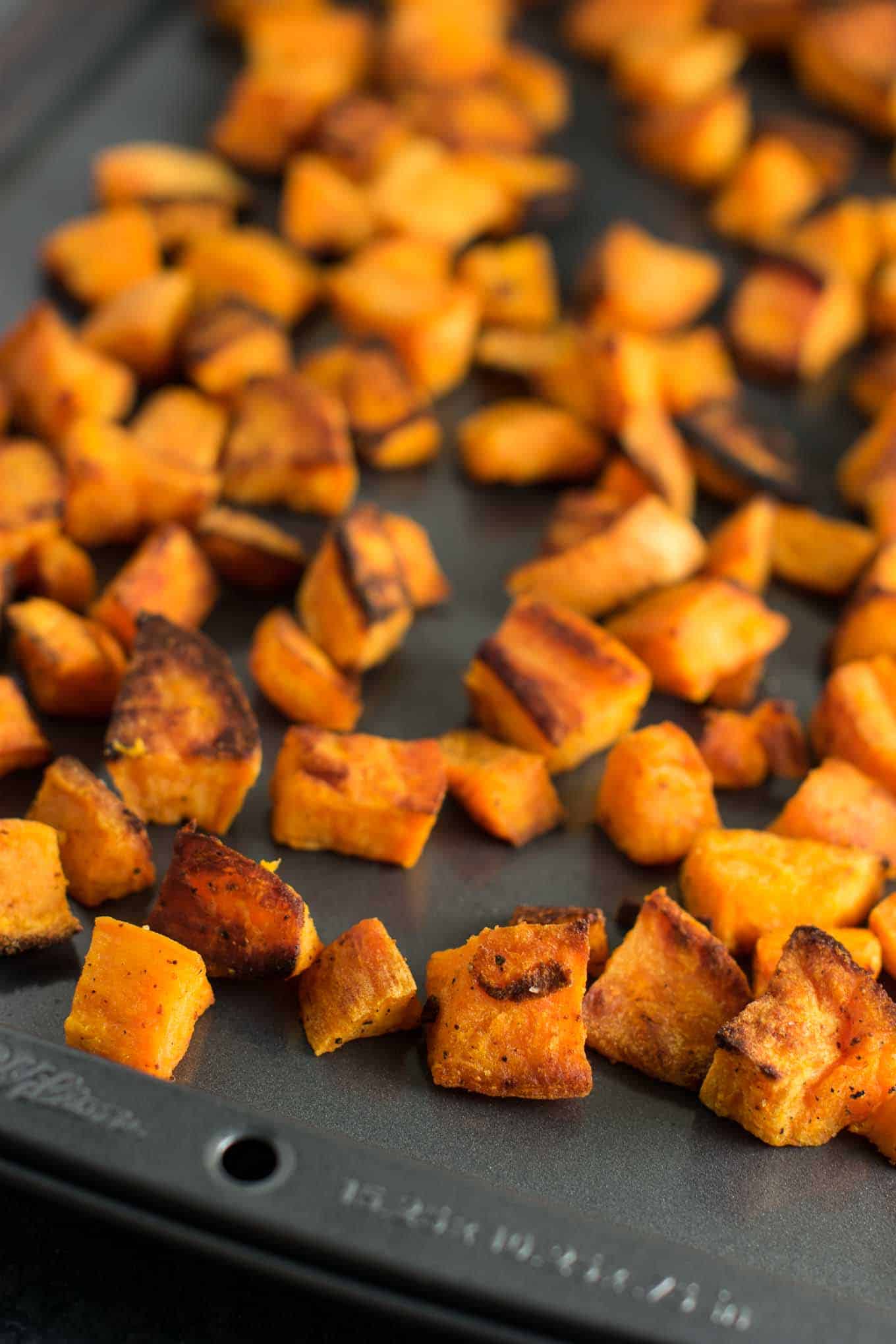 30 minute Roasted Sweet Potatoes Recipe - Build Your Bite