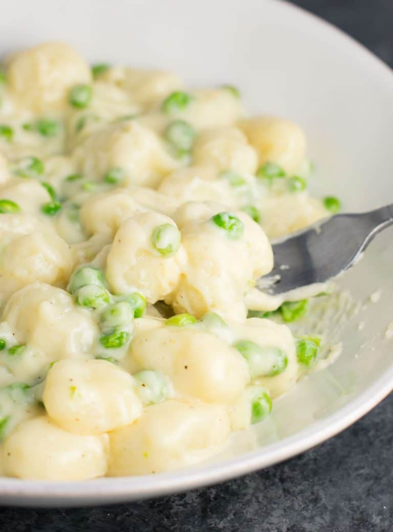 gnocchi cheese peas macaroni creamy buildyourbite ultra comfort less minutes than cheesy minute ready mac