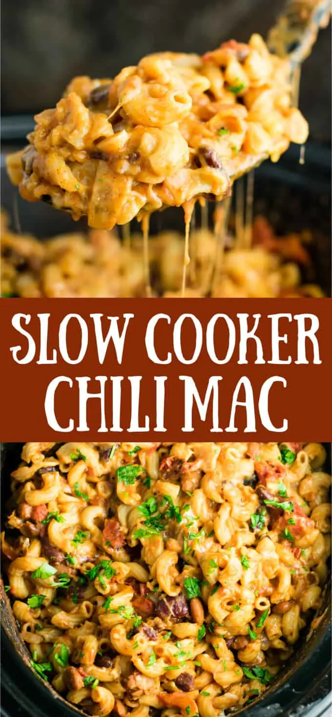 Slow Cooker Vegetarian Chili Mac Recipe Build Your Bite