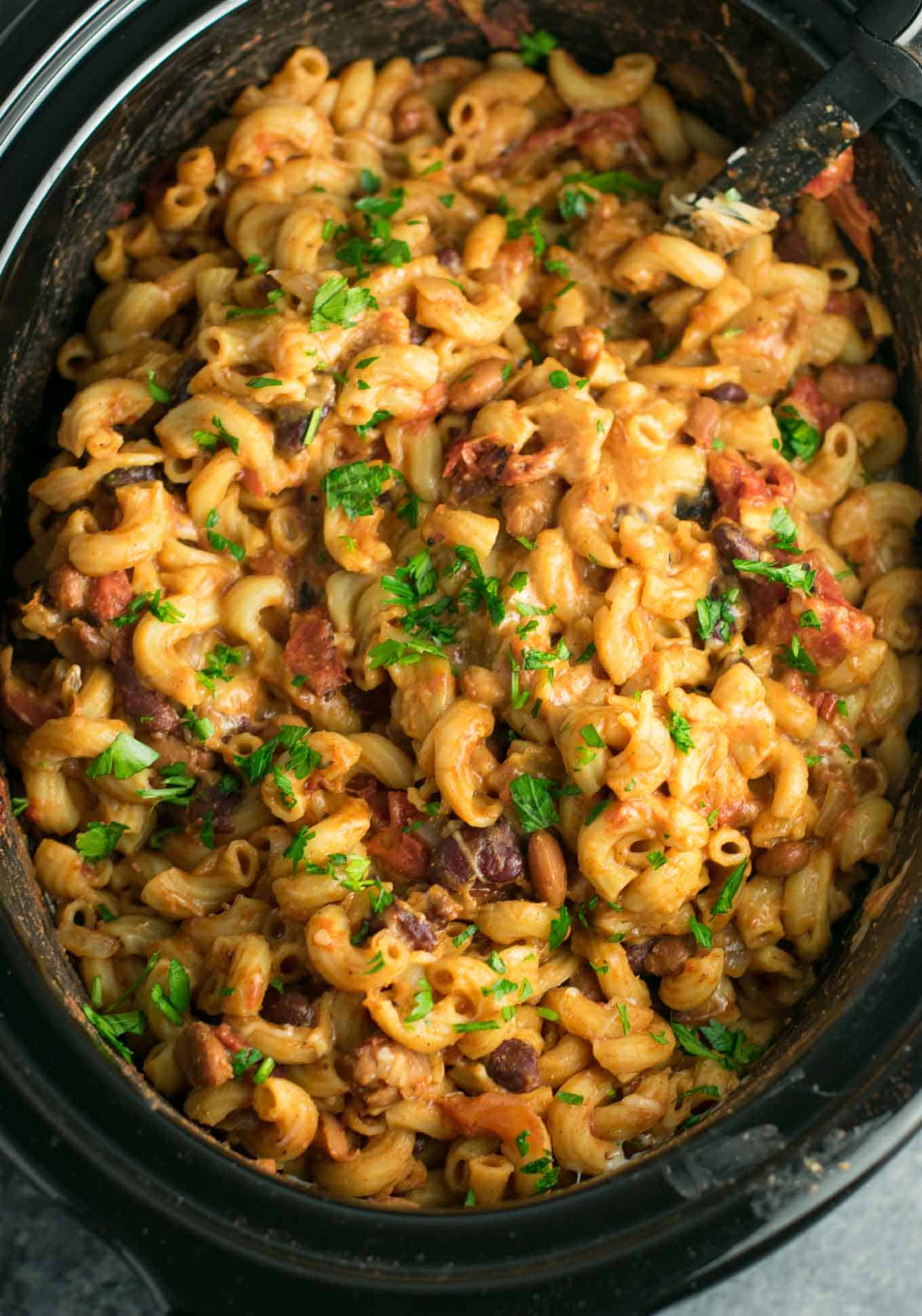 crock pot chili mac recipe