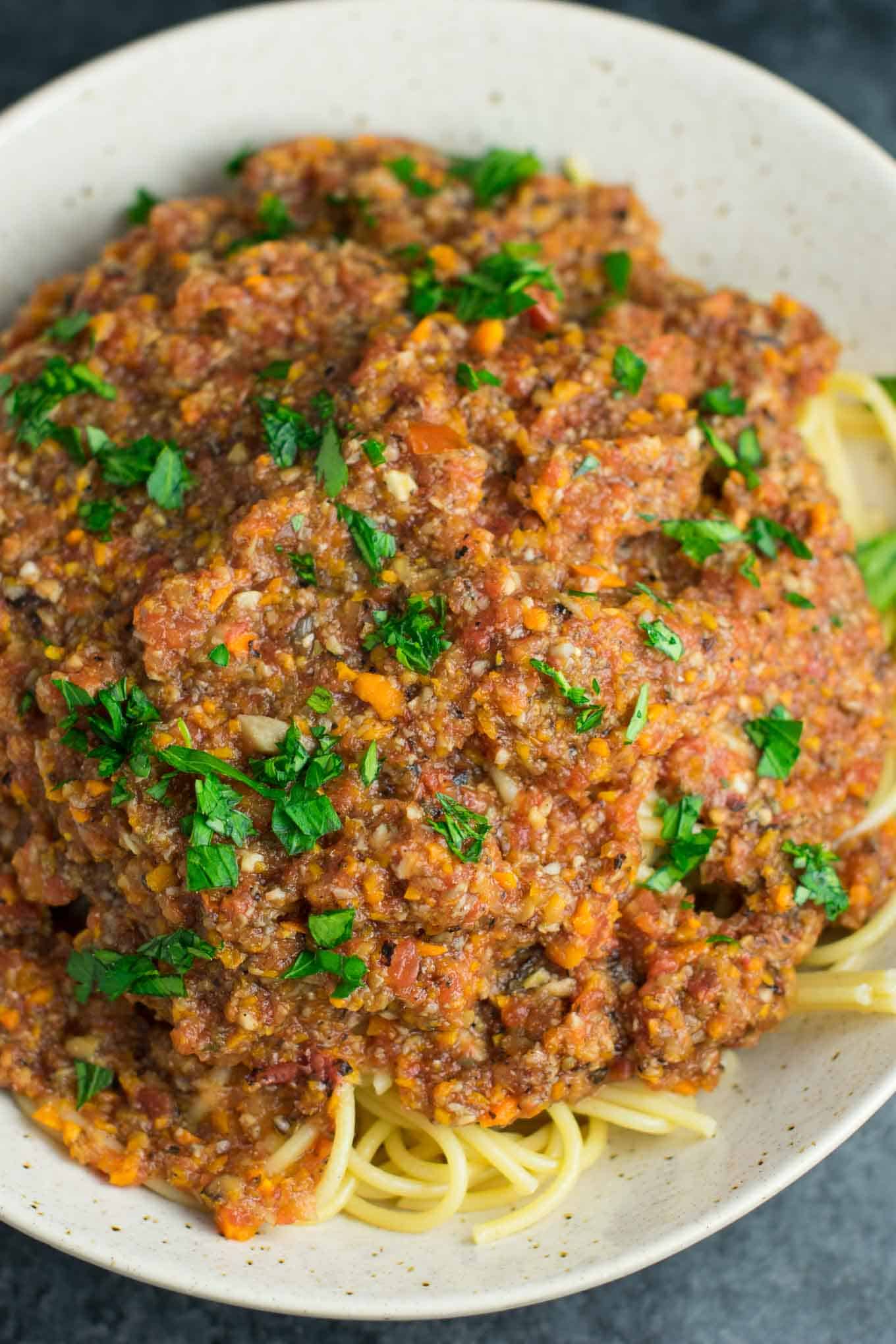 mushrooms bolognese with made Bolognese Bite  Vegetarian Your Sauce Recipe Build