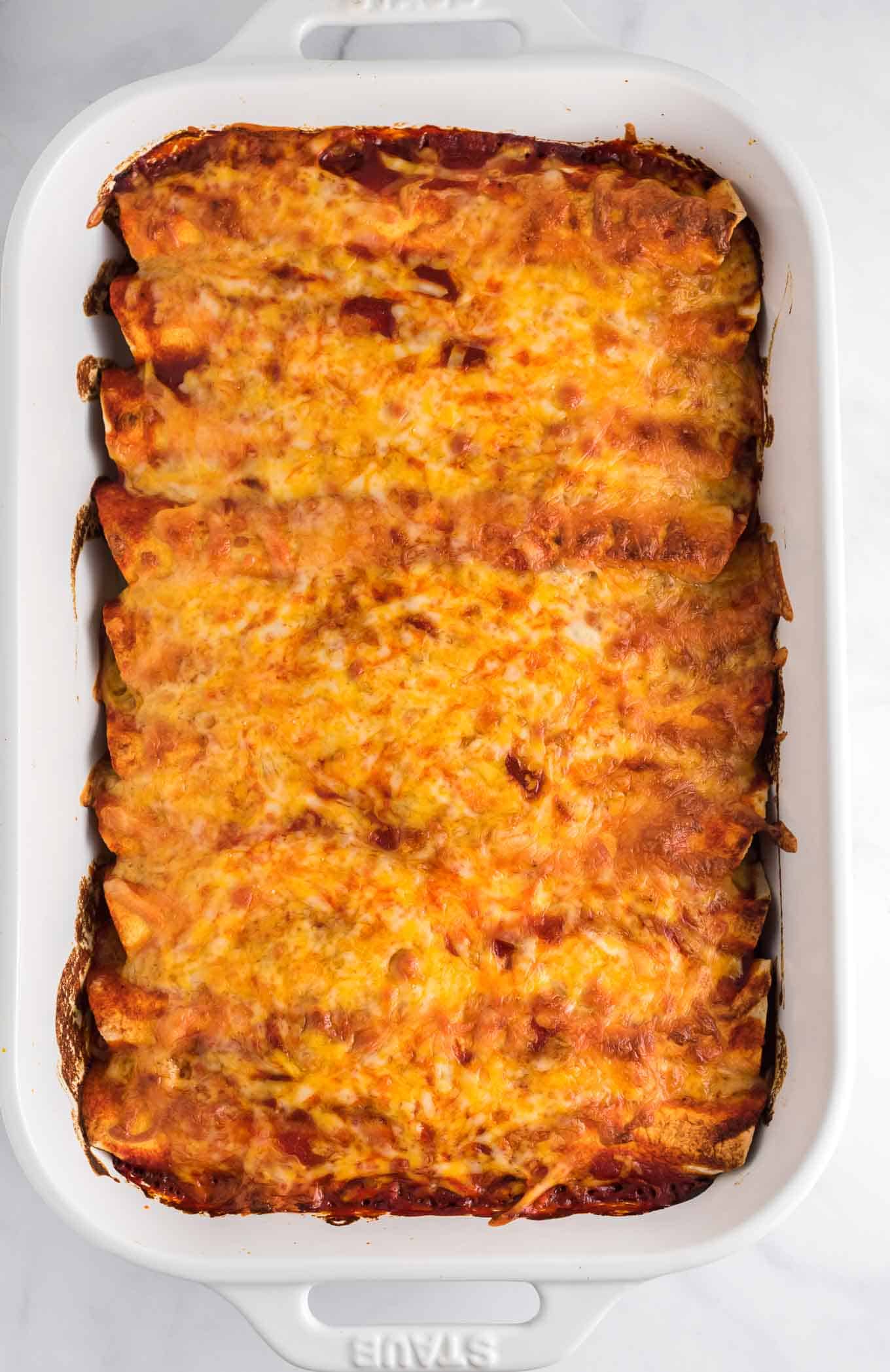 Sweet Potato Black Bean Enchiladas - Build Your Bite