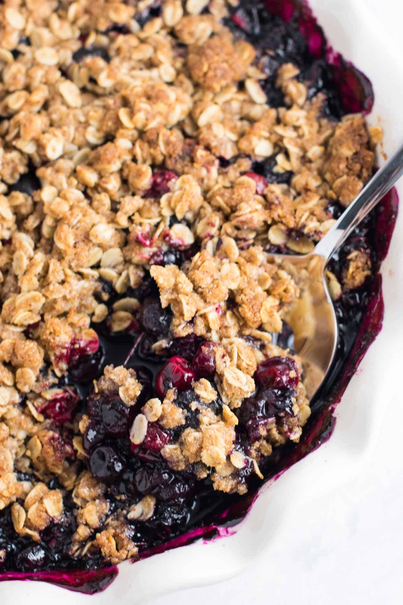 Cranberry Blueberry Crisp recipe 