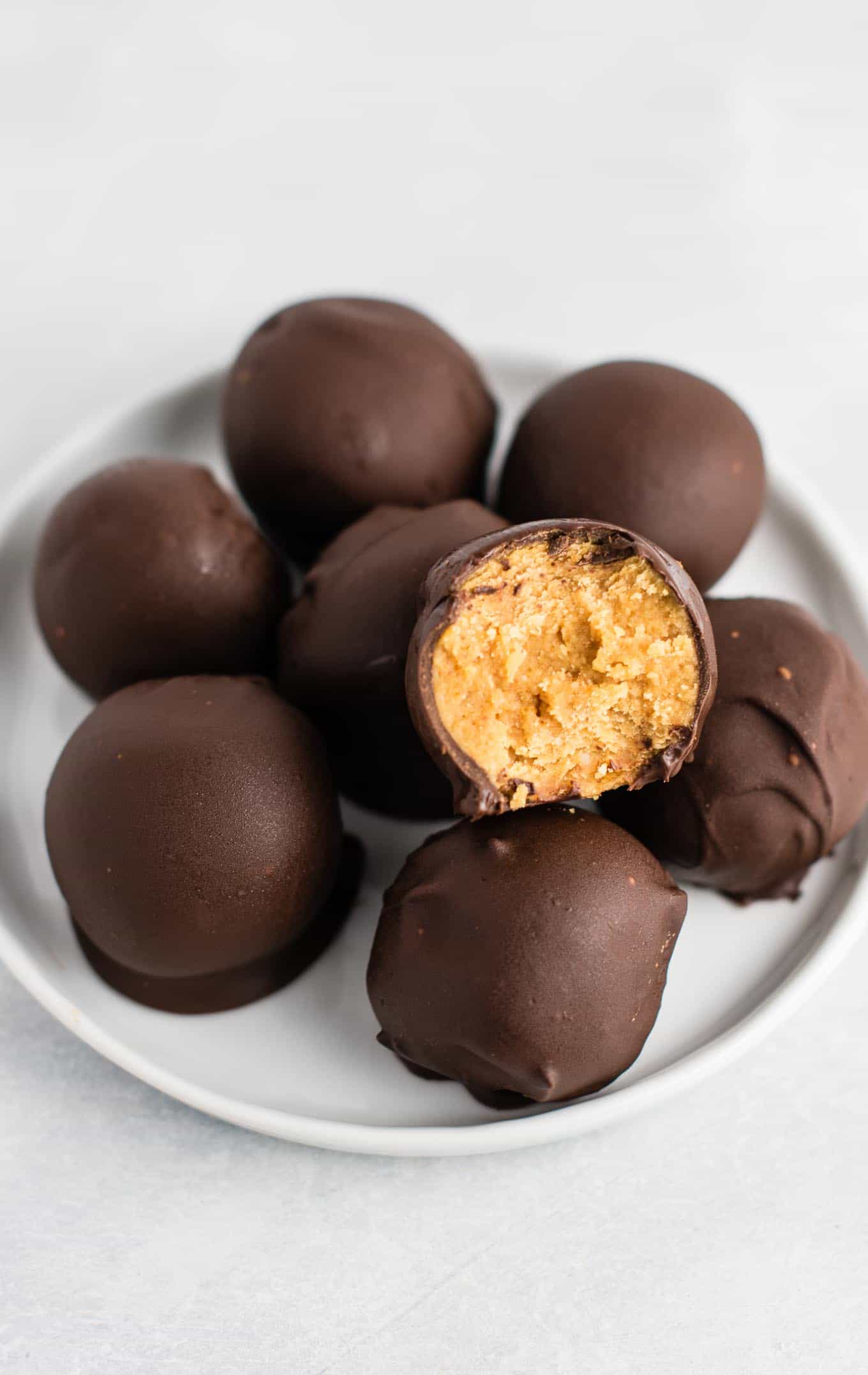 No Bake Peanut Butter Truffles Recipe Build Your Bite