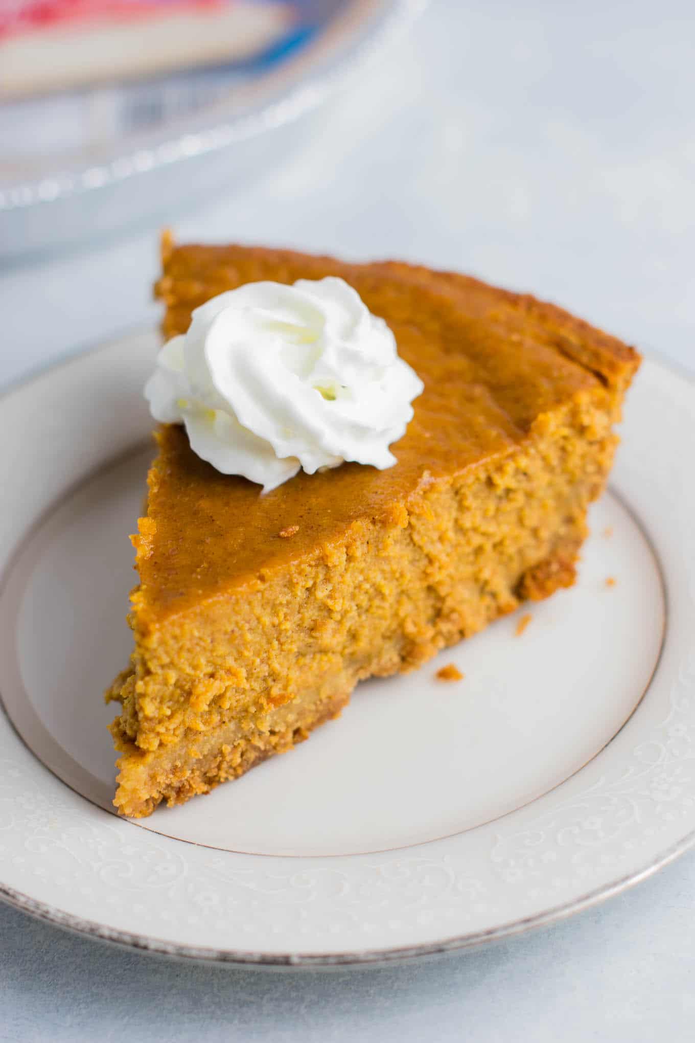 Gluten Free Pumpkin Pie Recipe with maple syrup