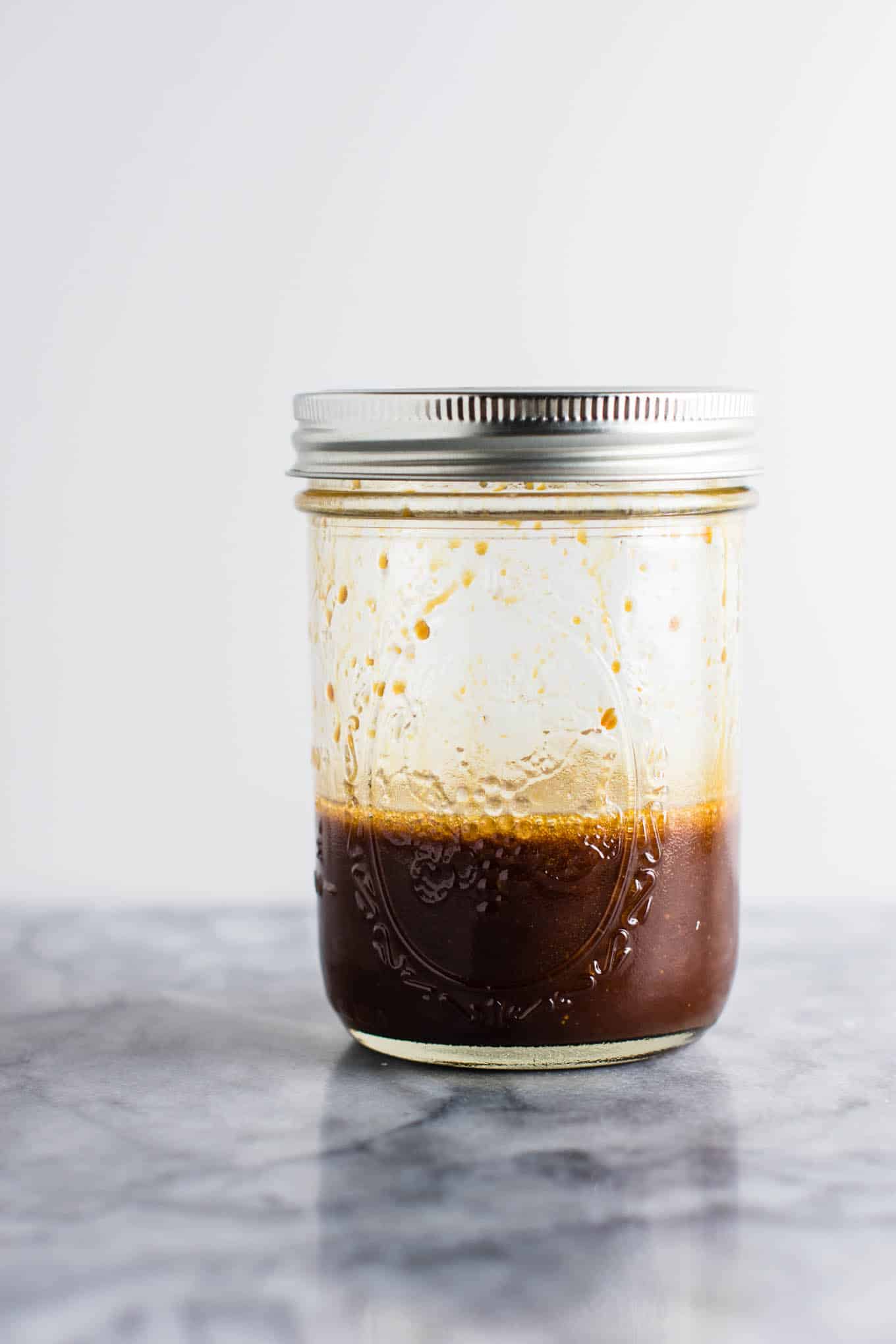 stir fry sauce in a mason jar