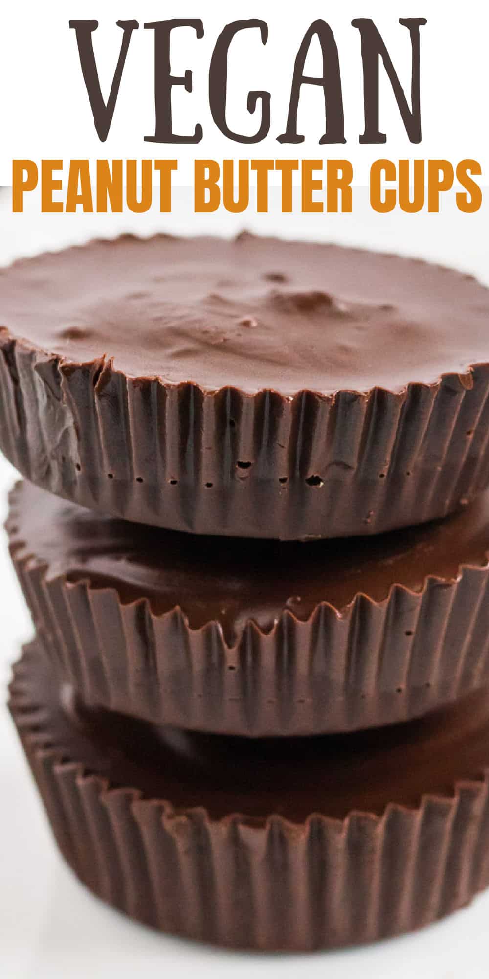image with text "vegan peanut butter cups"