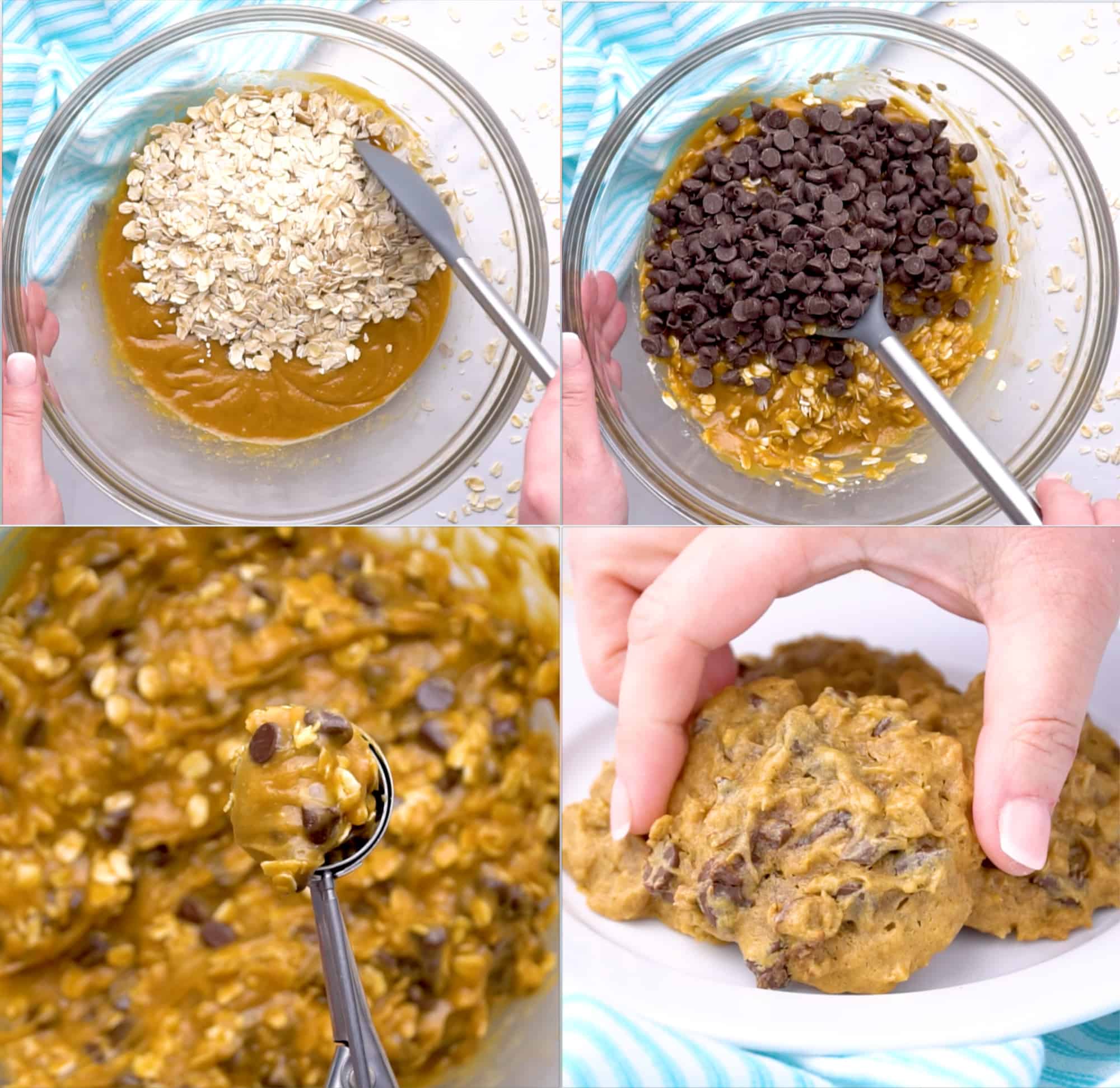 flourless peanut butter oatmeal cookies