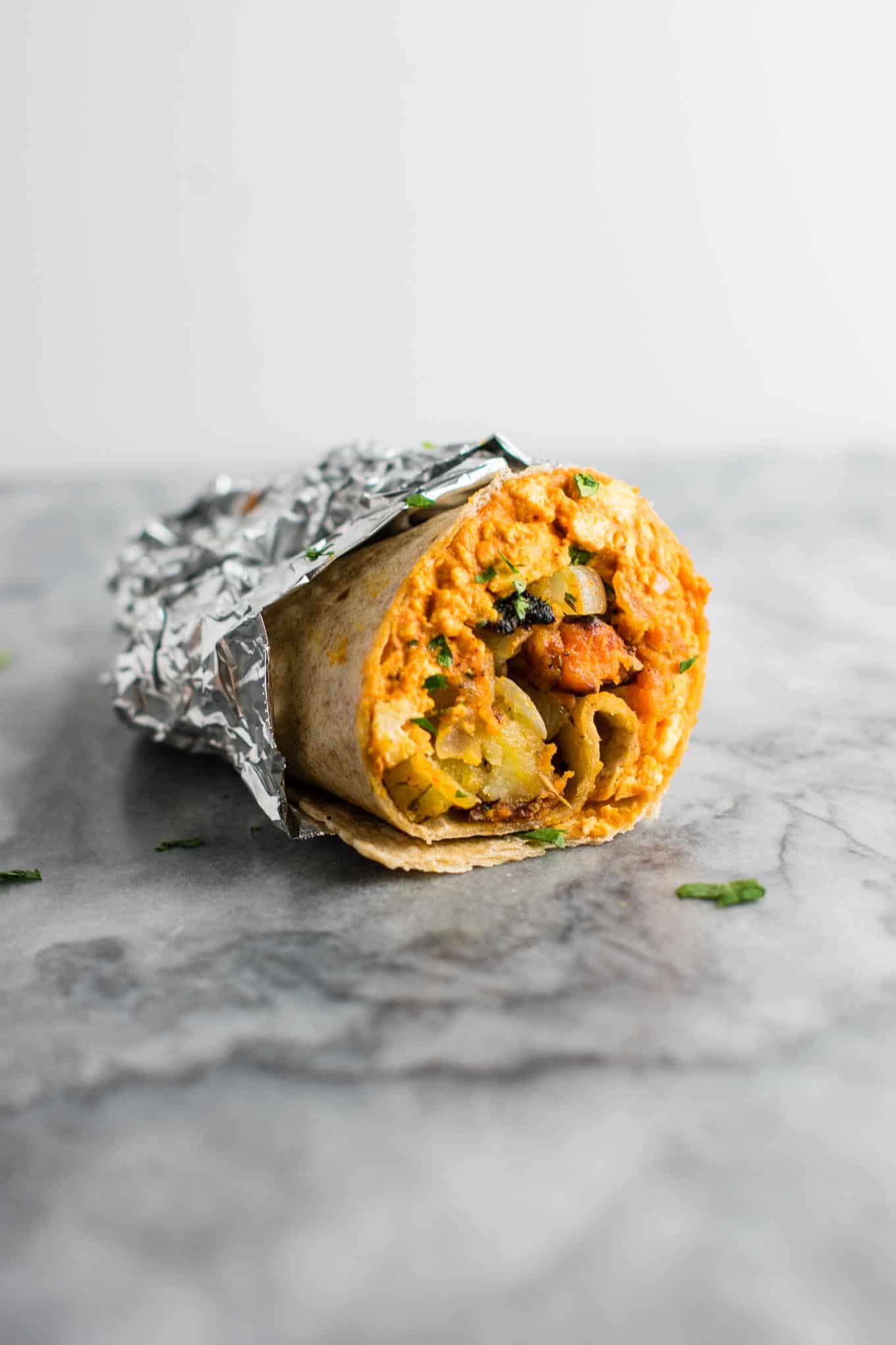 Tvegan breakfast burrito 