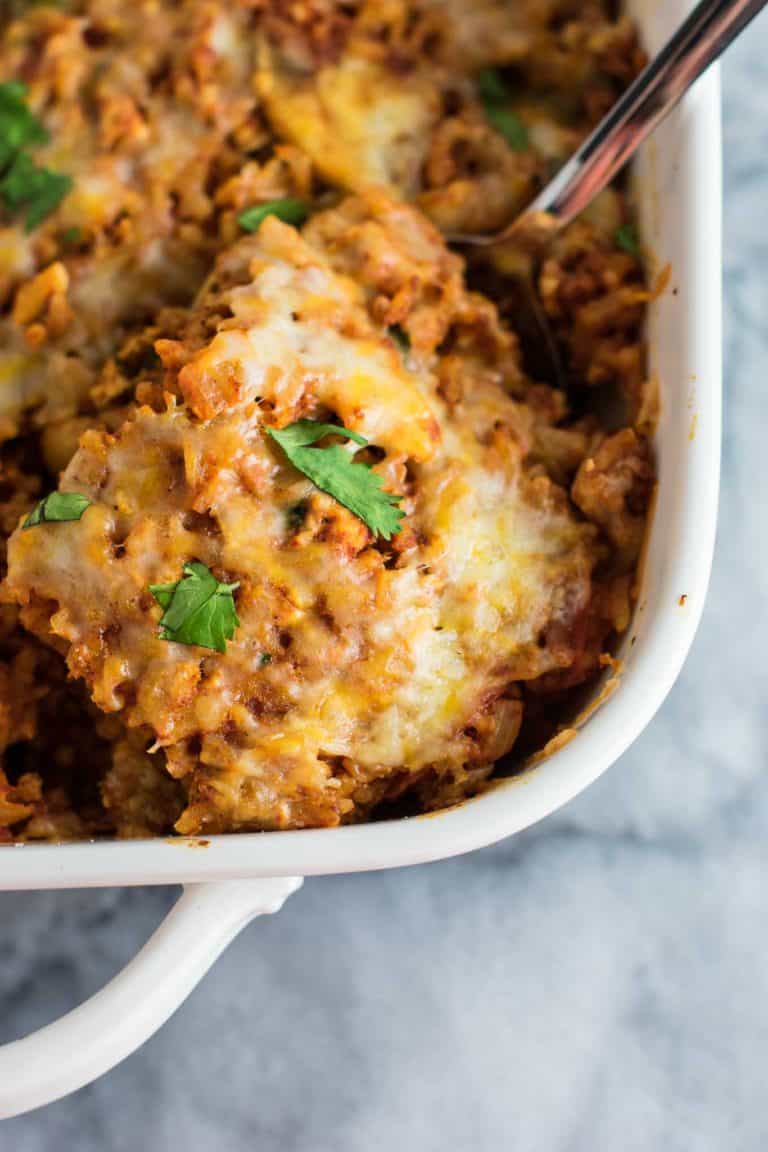 Tofu Mexican Rice Casserole Recipe Build Your Bite