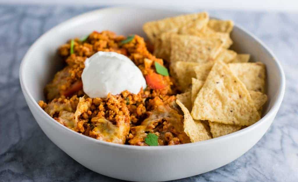 Tofu Mexican Rice Casserole Recipe Build Your Bite