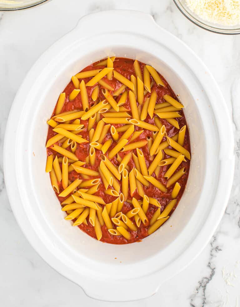 Easy Baked Ziti Recipe (Crock Pot) Build Your Bite